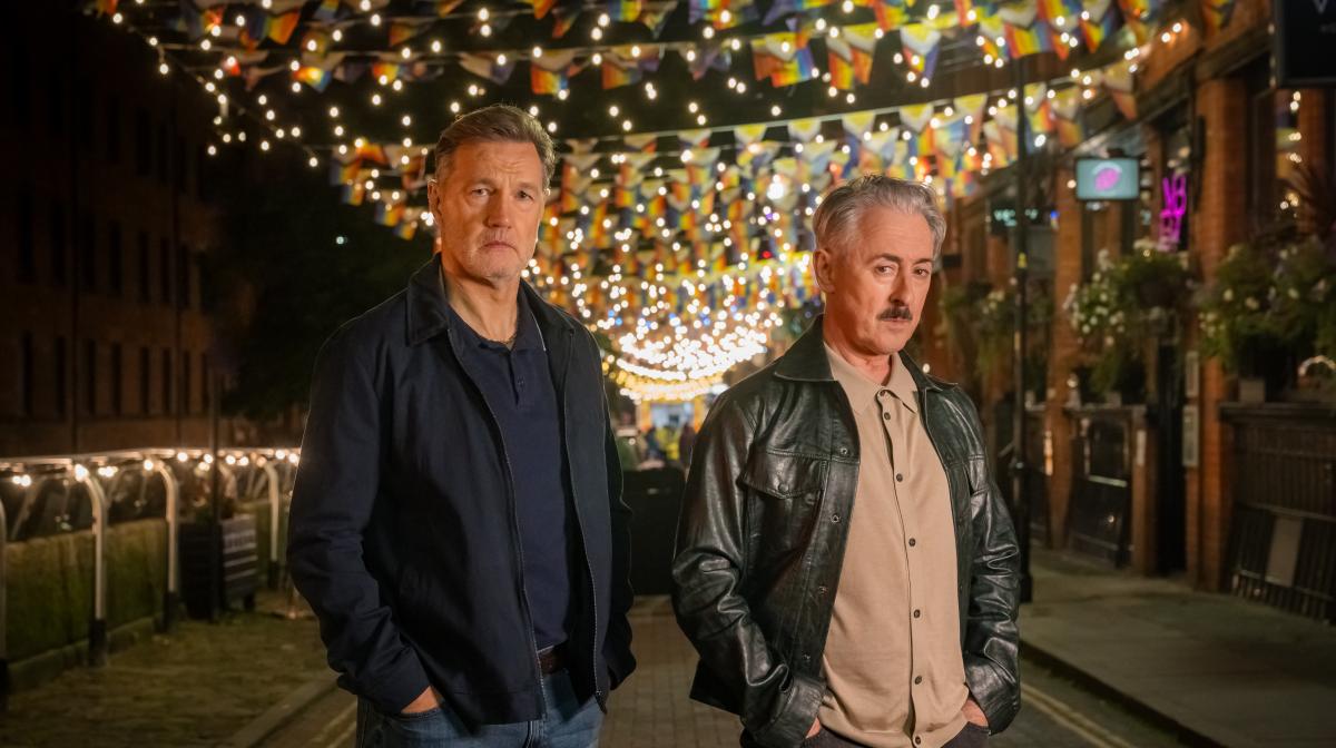 Tip Toe starring Alan Cumming and David Morrissey. Image courtesy of Channel 4.