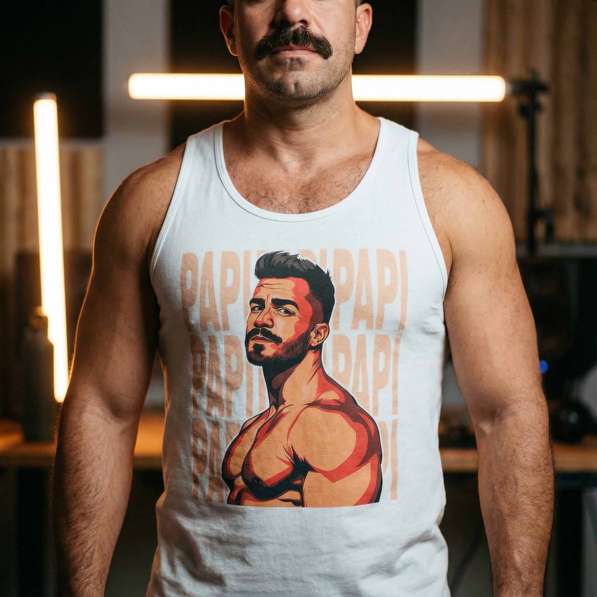 Papi Power Tank #color_White