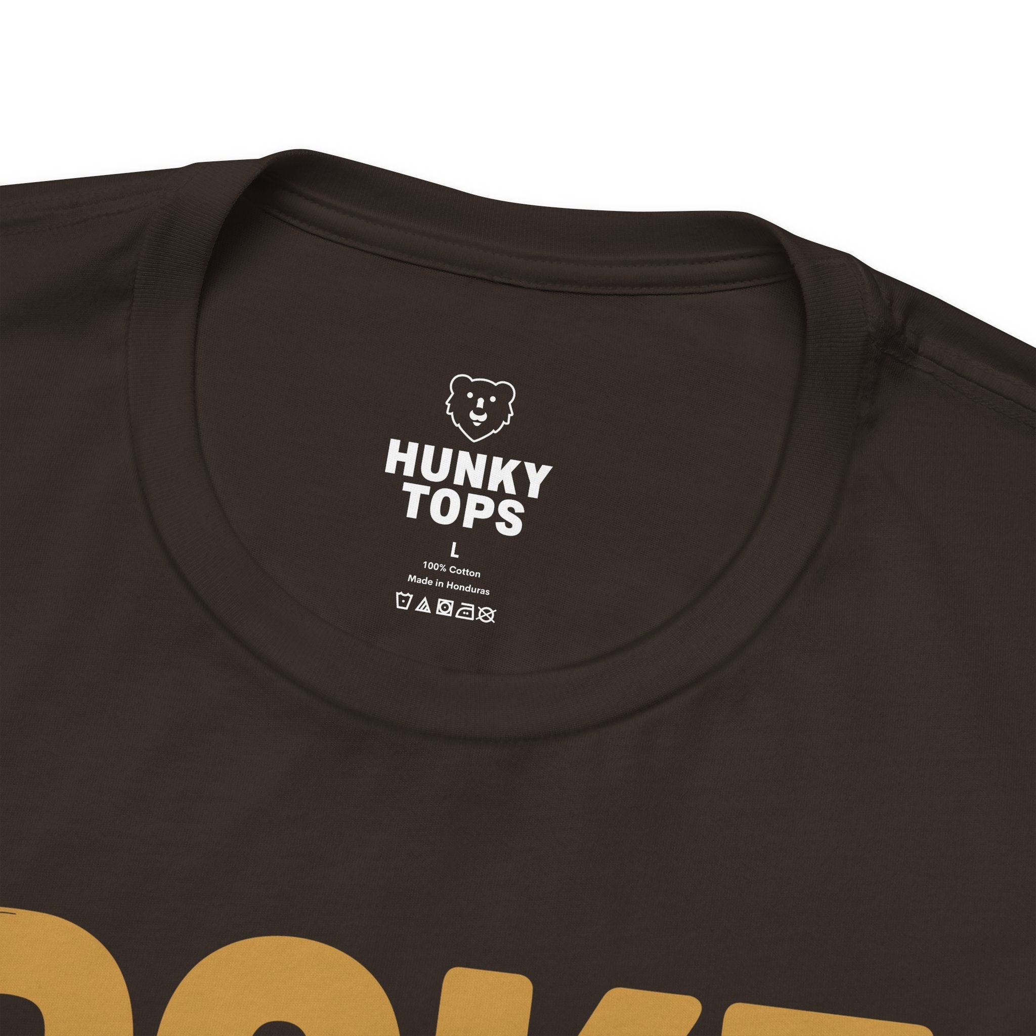 Poke The Bear T-Shirt - Hunky Tops #color_Brown