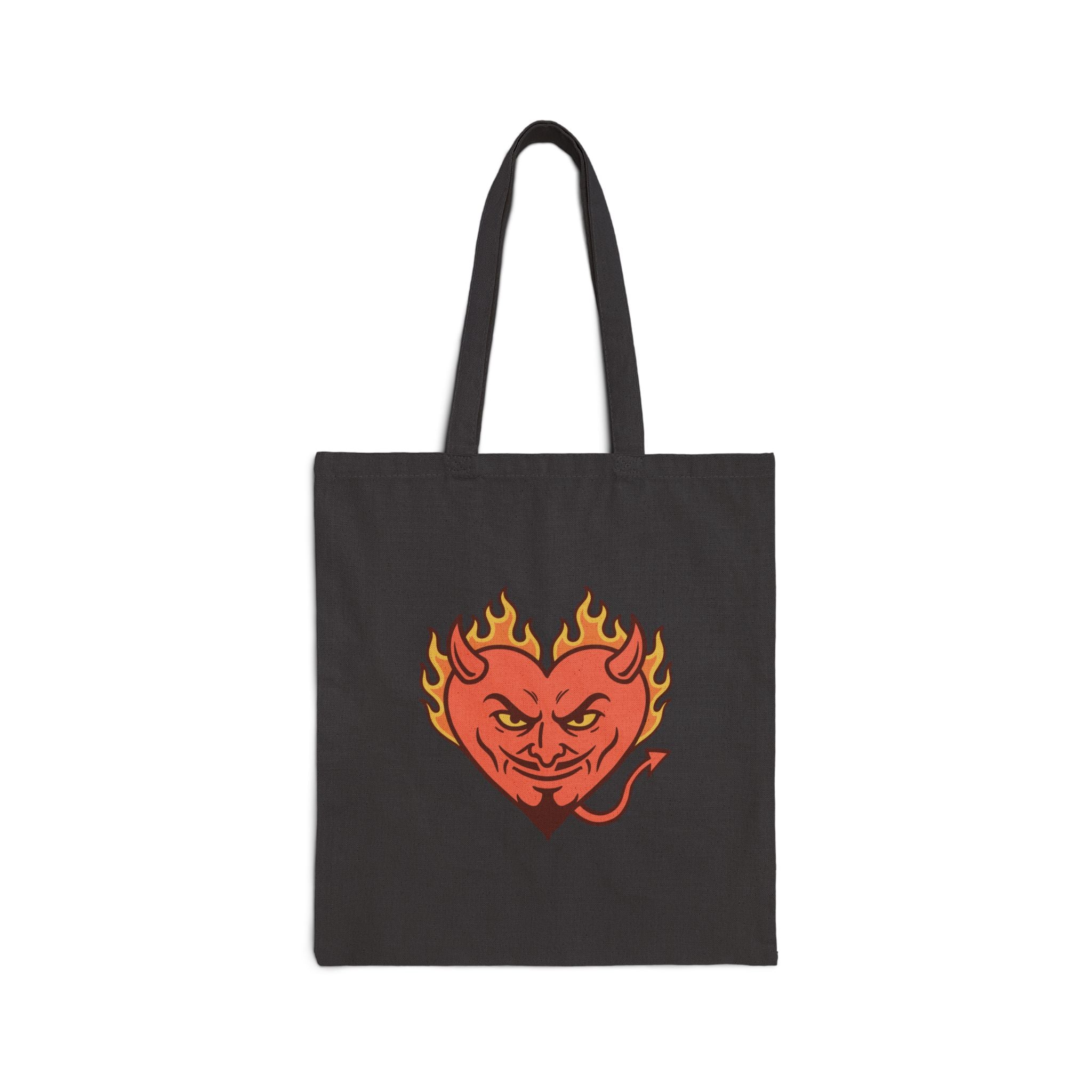 Hellfire Zaddy Tote Bag - Hunky Tops #color_Black
