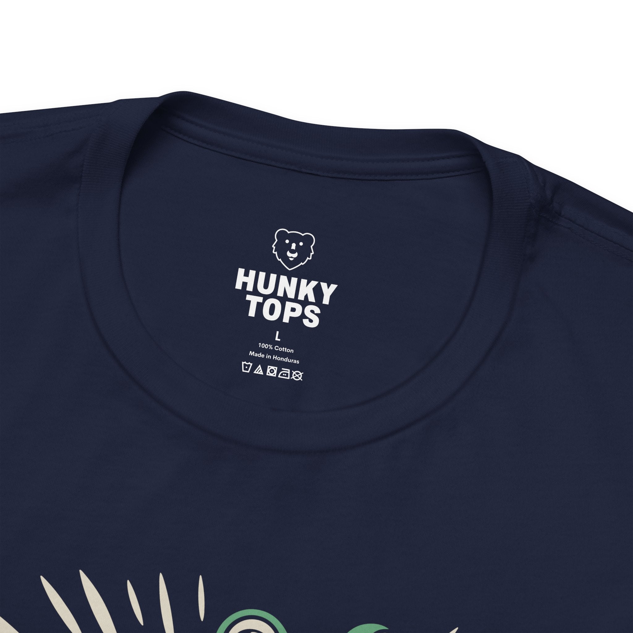 No ICE Frog T-Shirt - Hunky Tops #color_Navy