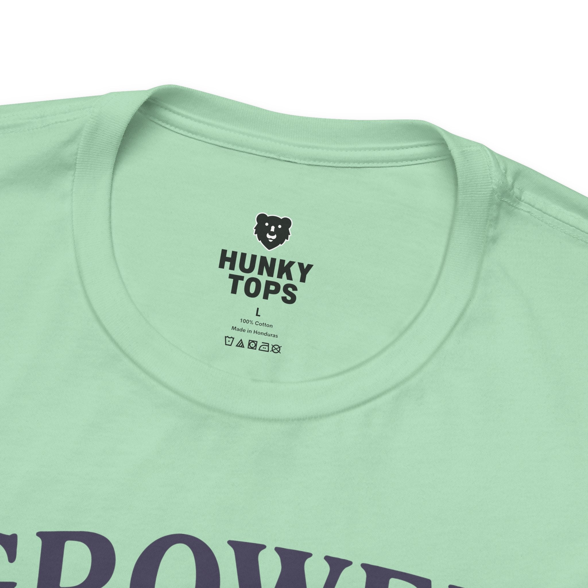 Grower Vintage Eggplant T-Shirt - Hunky Tops #color_Mint
