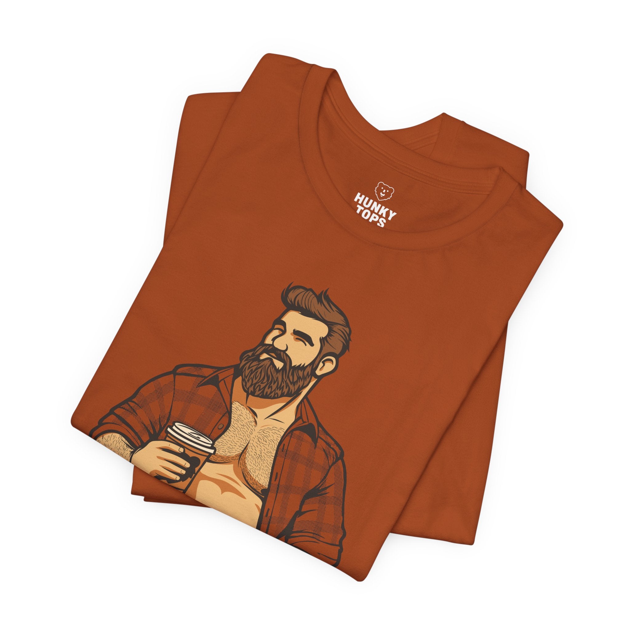 PUMPKIN SPICE DADDY T-Shirt - Hunky Tops #color_Autumn