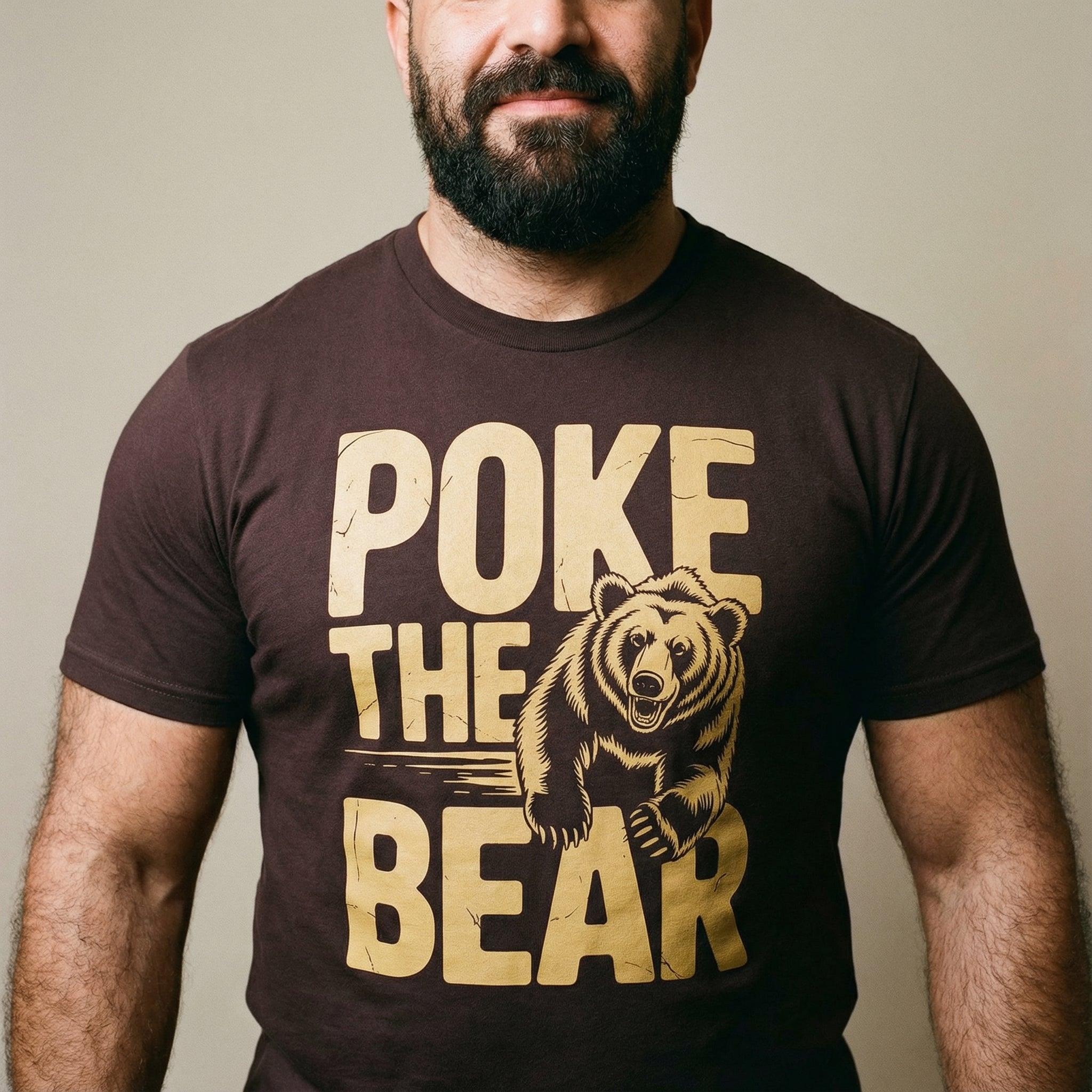 Poke The Bear T-Shirt #color_Oxblood Black