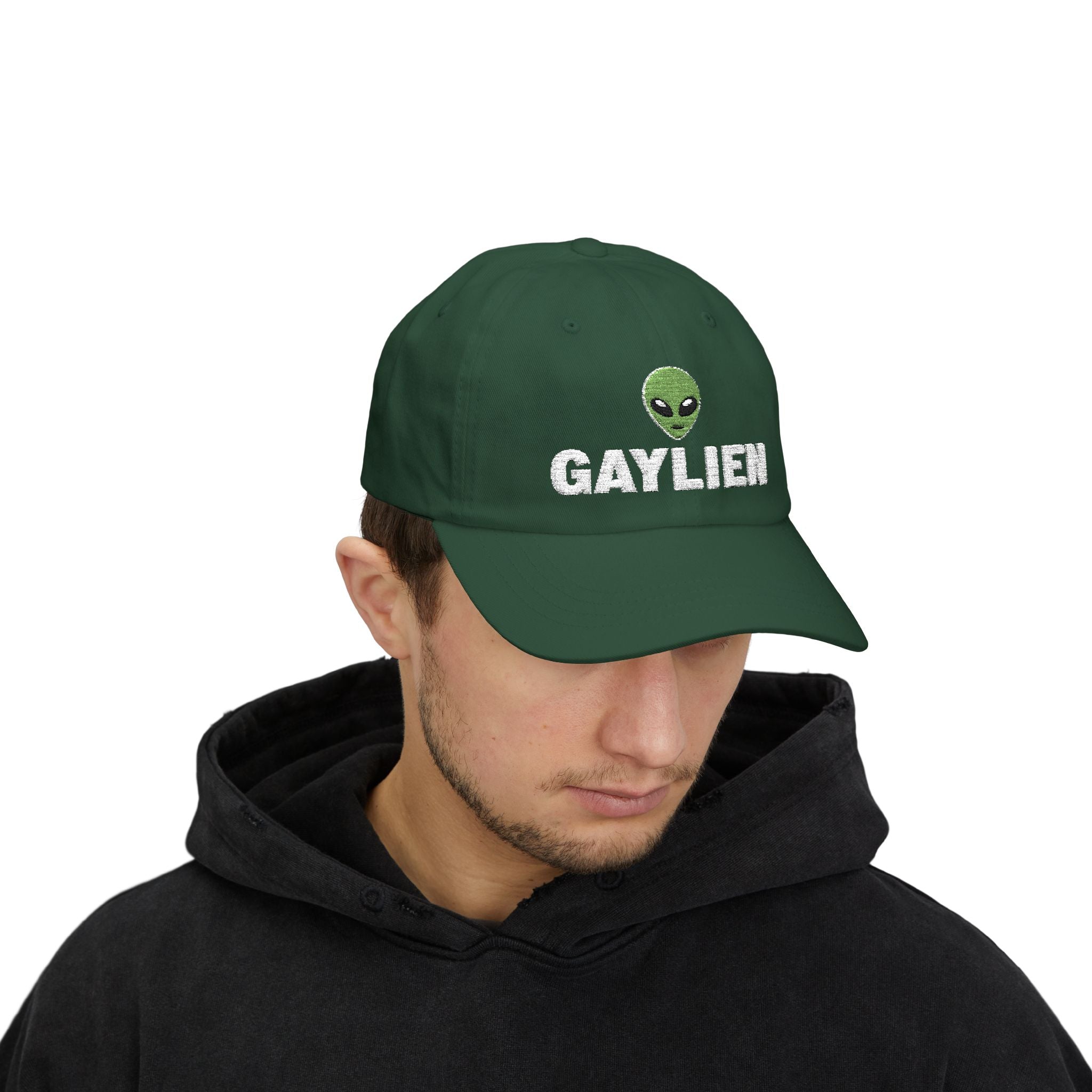 Gaylien Embroidered Dad Cap - Hunky Tops #color_Spruce
