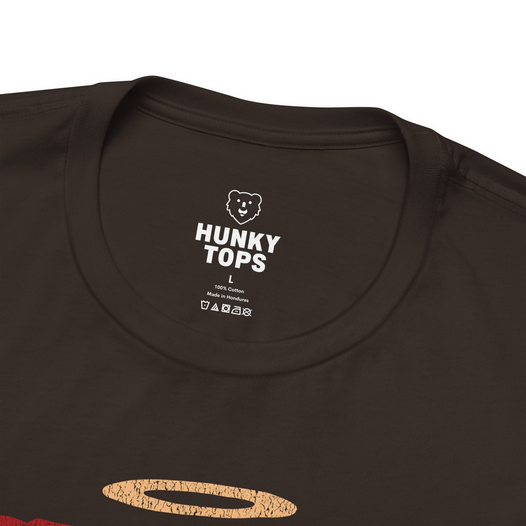 Daddy Angel T-Shirt - Hunky Tops #color_Brown