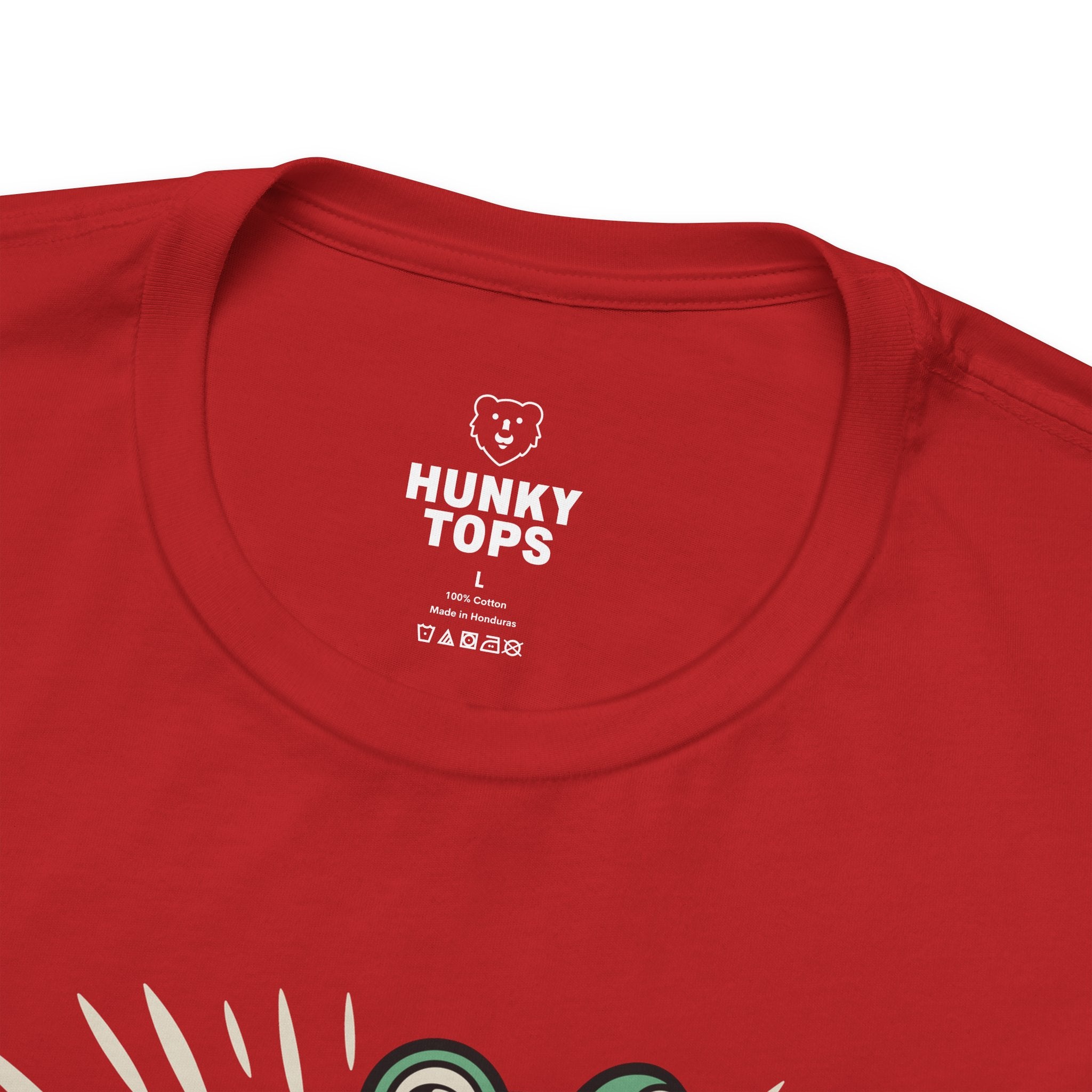 No ICE Frog T-Shirt - Hunky Tops #color_Red