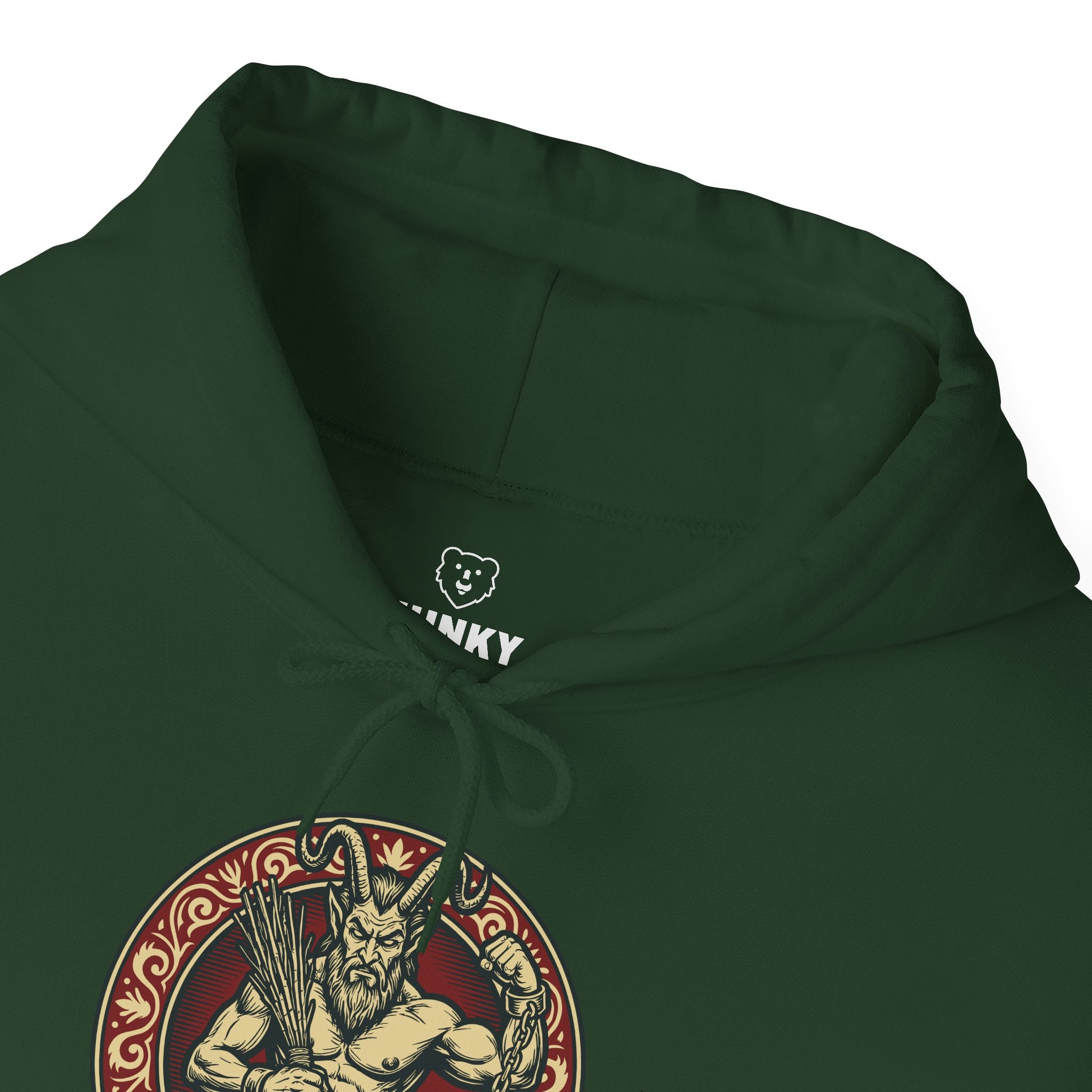 Daddy Krampus Hoodie - Hunky Tops #color_Forest Green