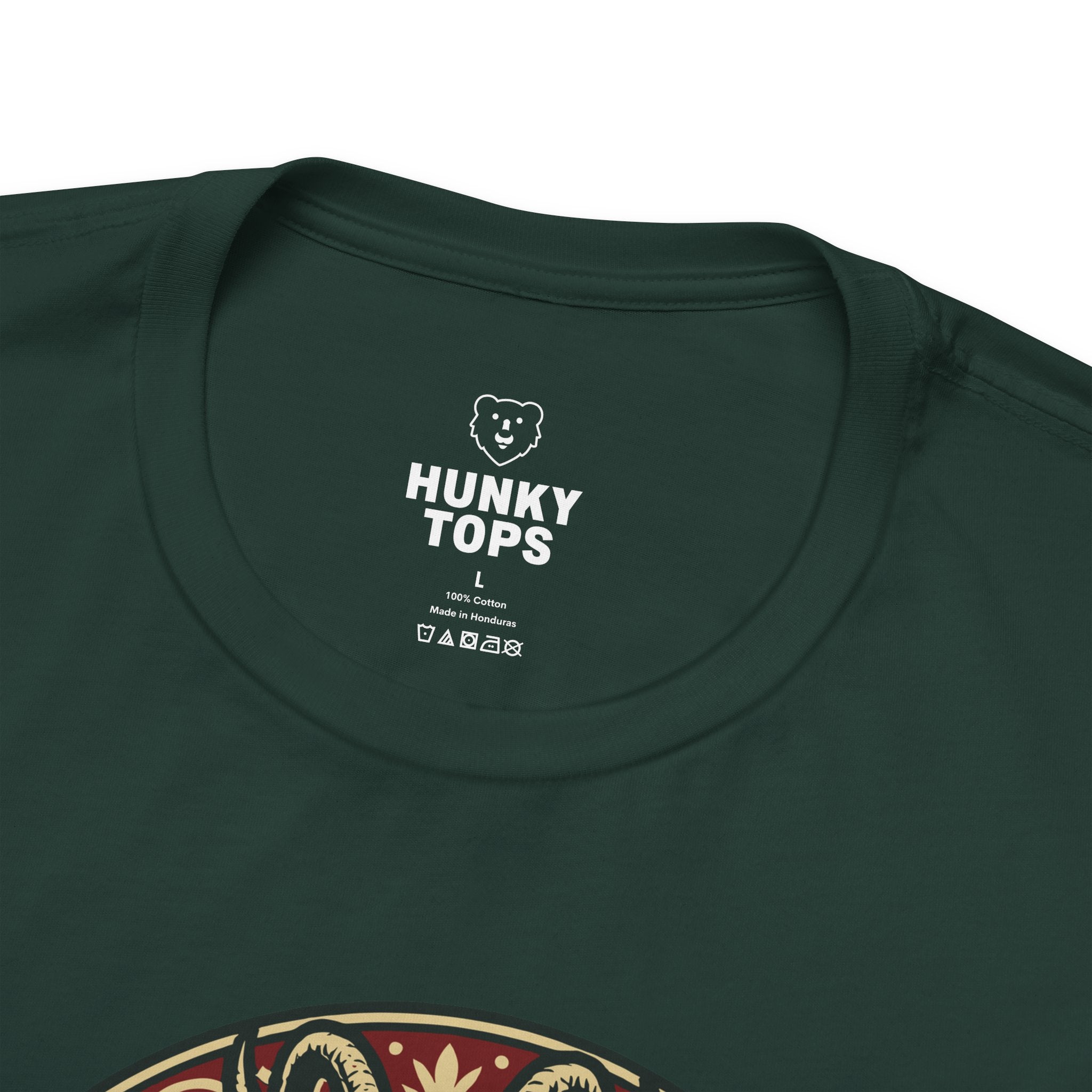 Daddy Krampus T-Shirt - Hunky Tops #color_Forest