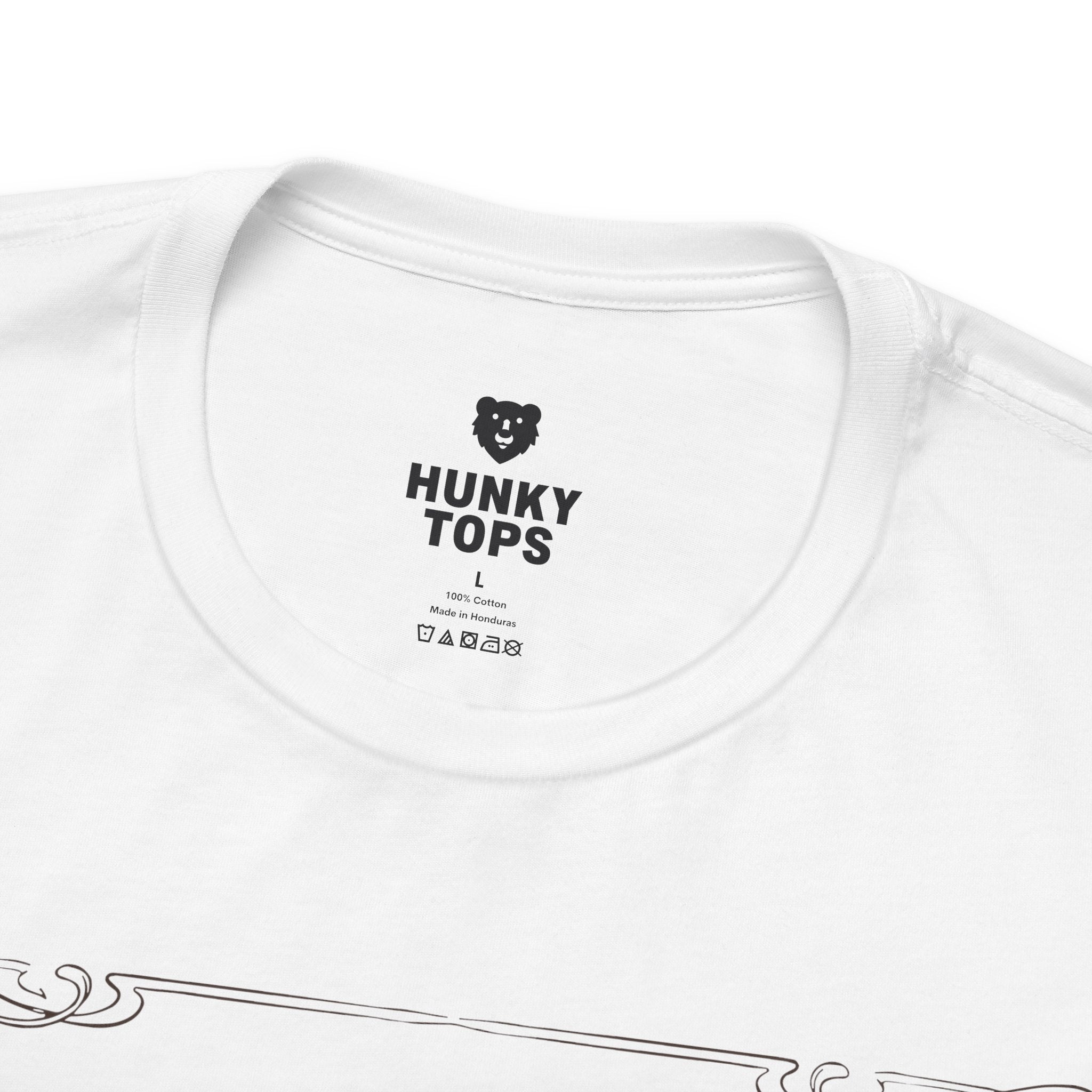 Rubbing Mushrooms T-Shirt - Hunky Tops #color_White