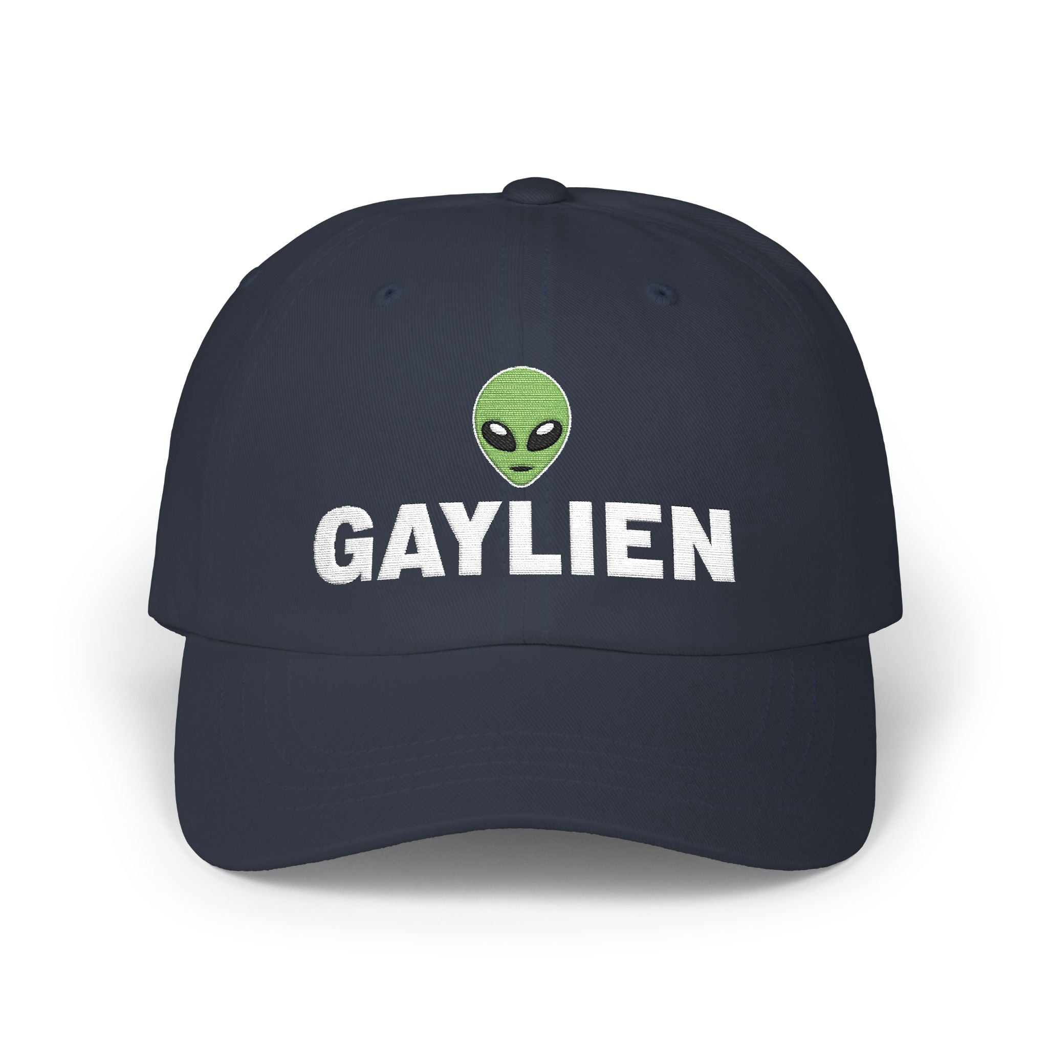 Gaylien Embroidered Dad Cap - Hunky Tops #color_Navy