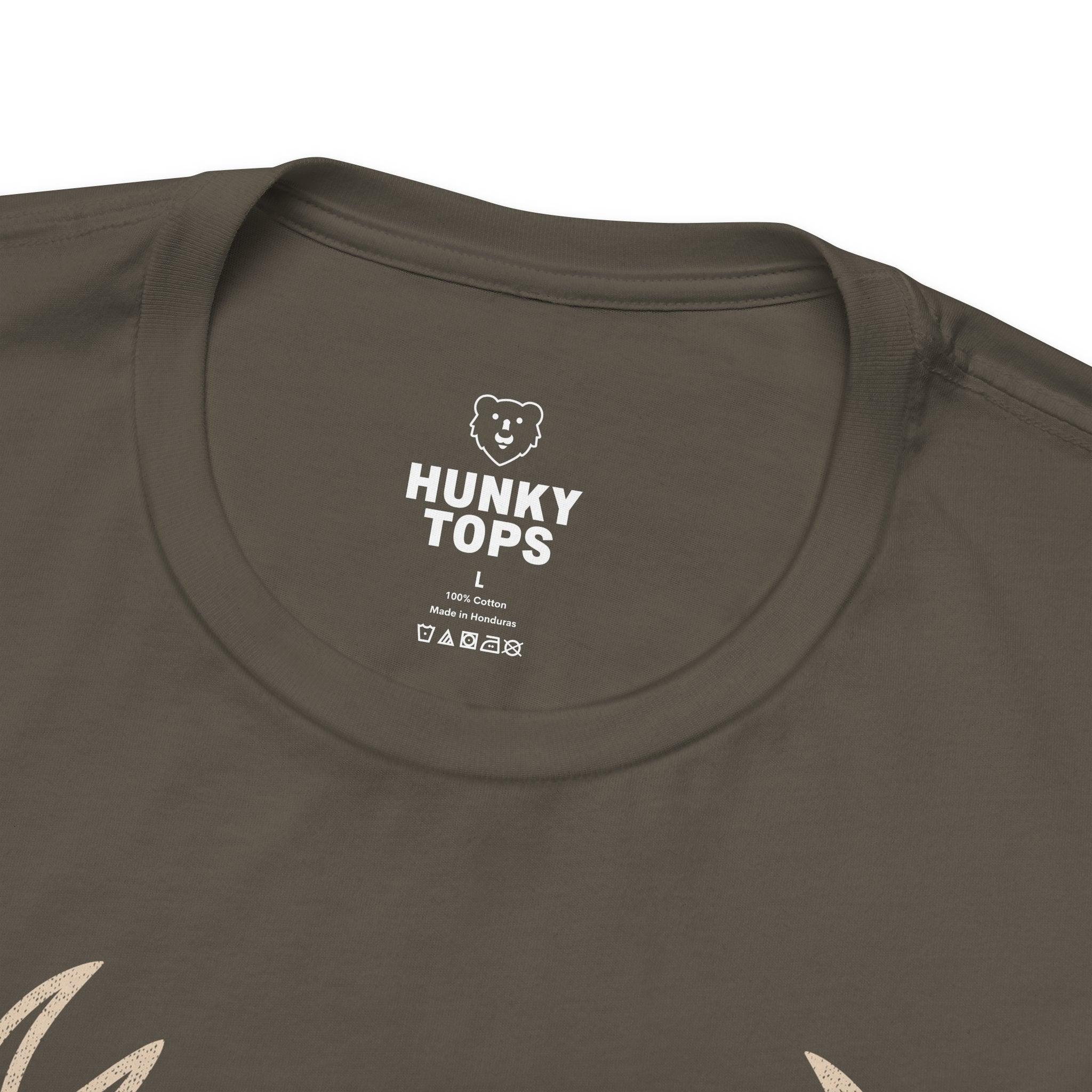 Gay And Horny T-Shirt - Hunky Tops #color_Army