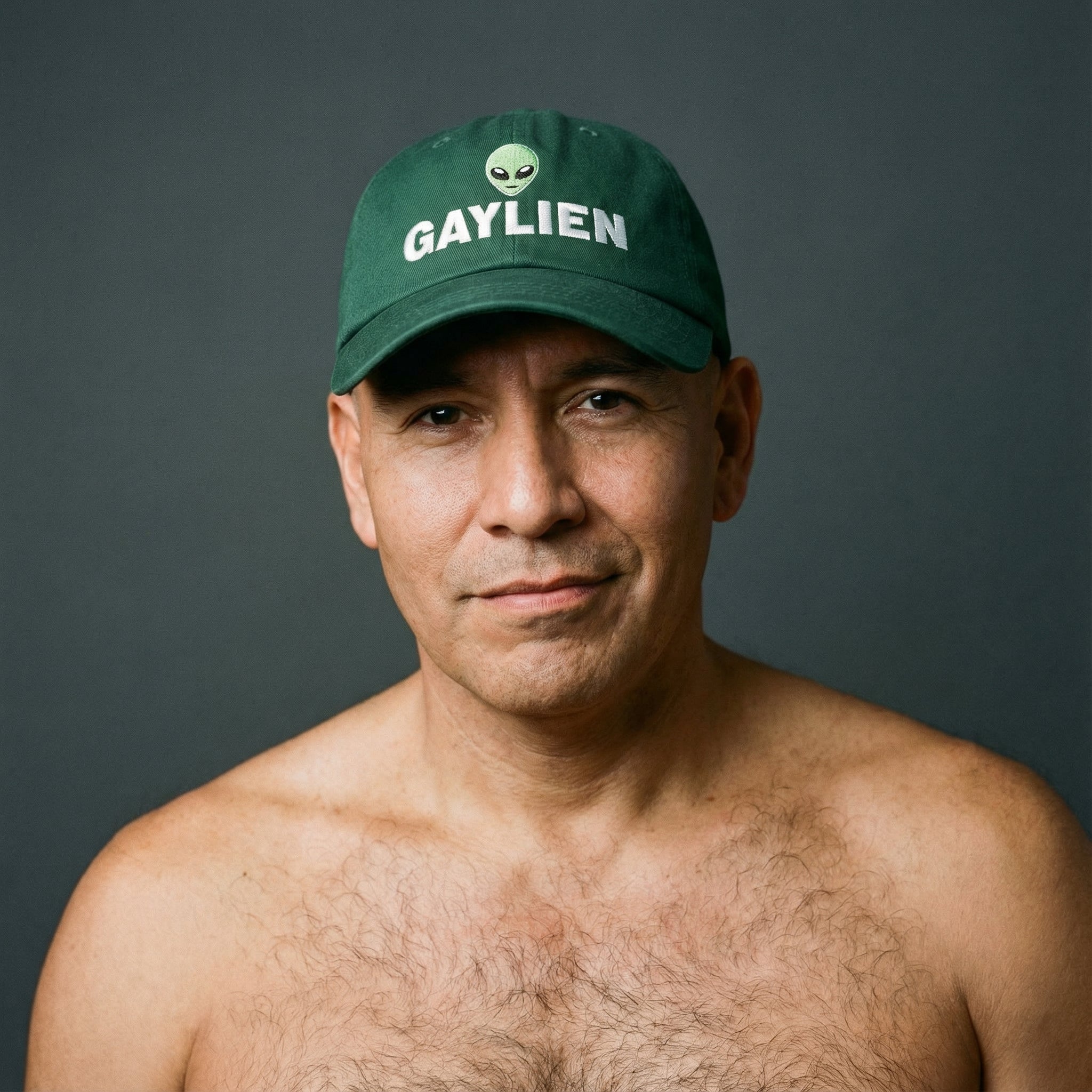 Gaylien Embroidered Dad Cap #color_Spruce