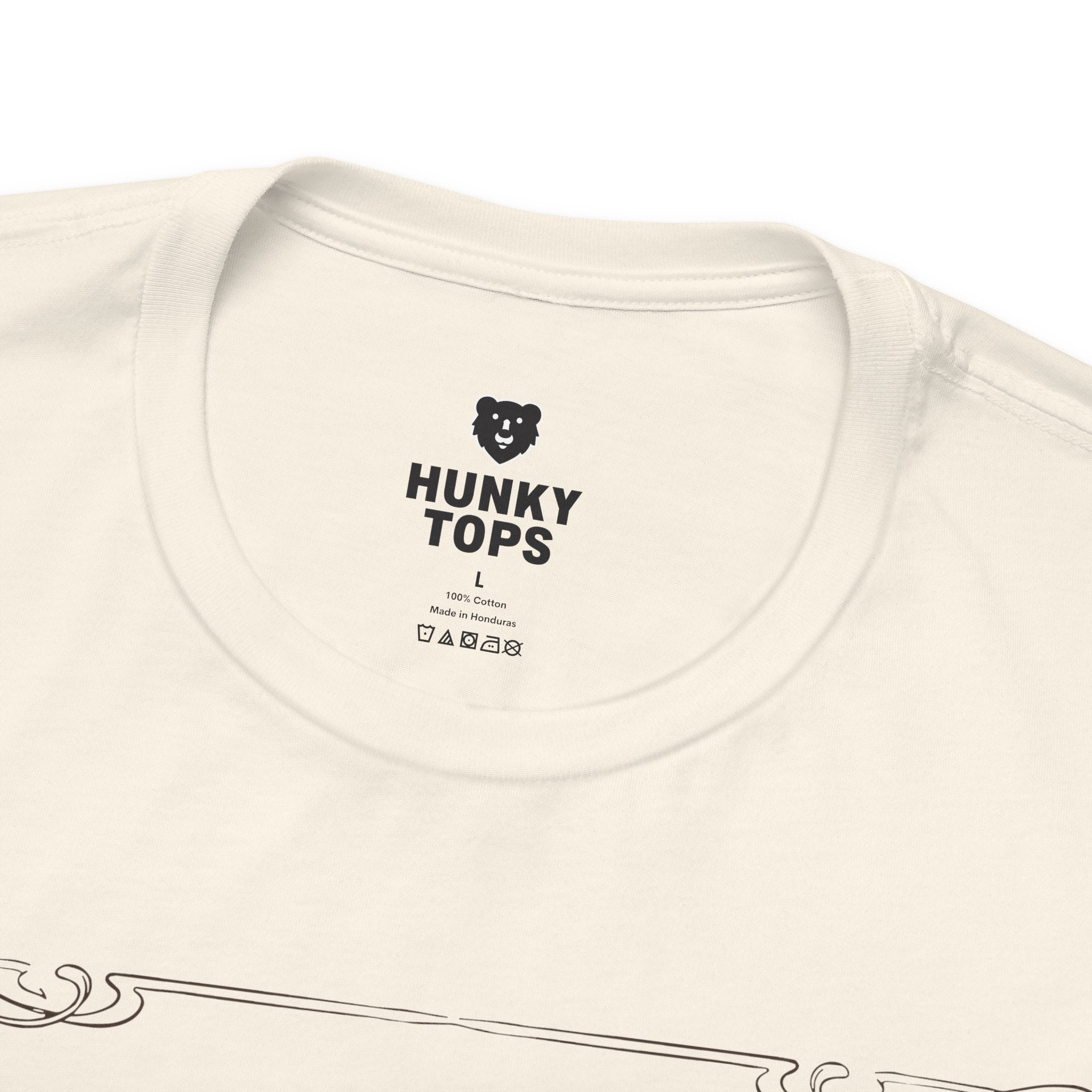 Rubbing Mushrooms T-Shirt - Hunky Tops #color_Natural