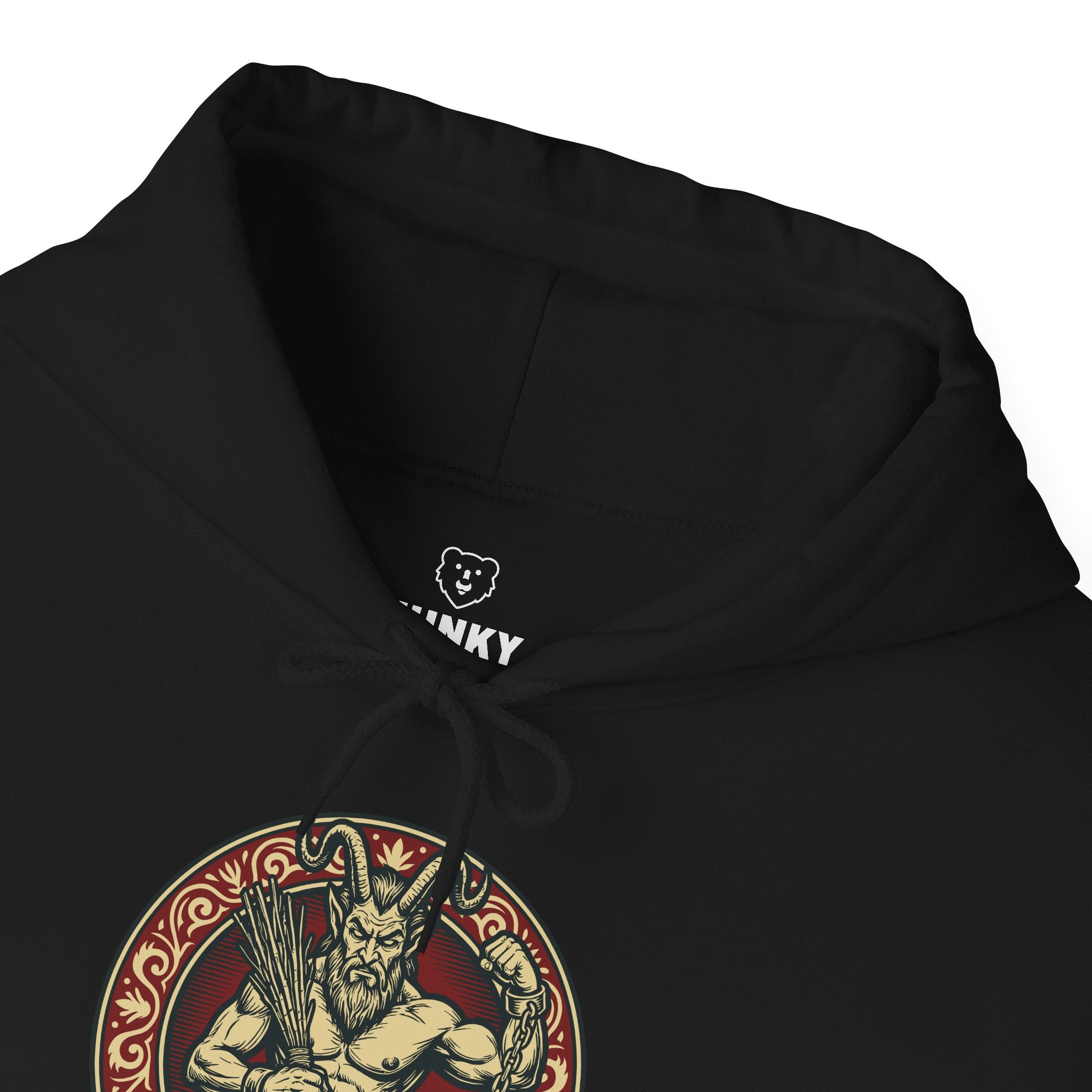 Daddy Krampus Hoodie - Hunky Tops #color_Black