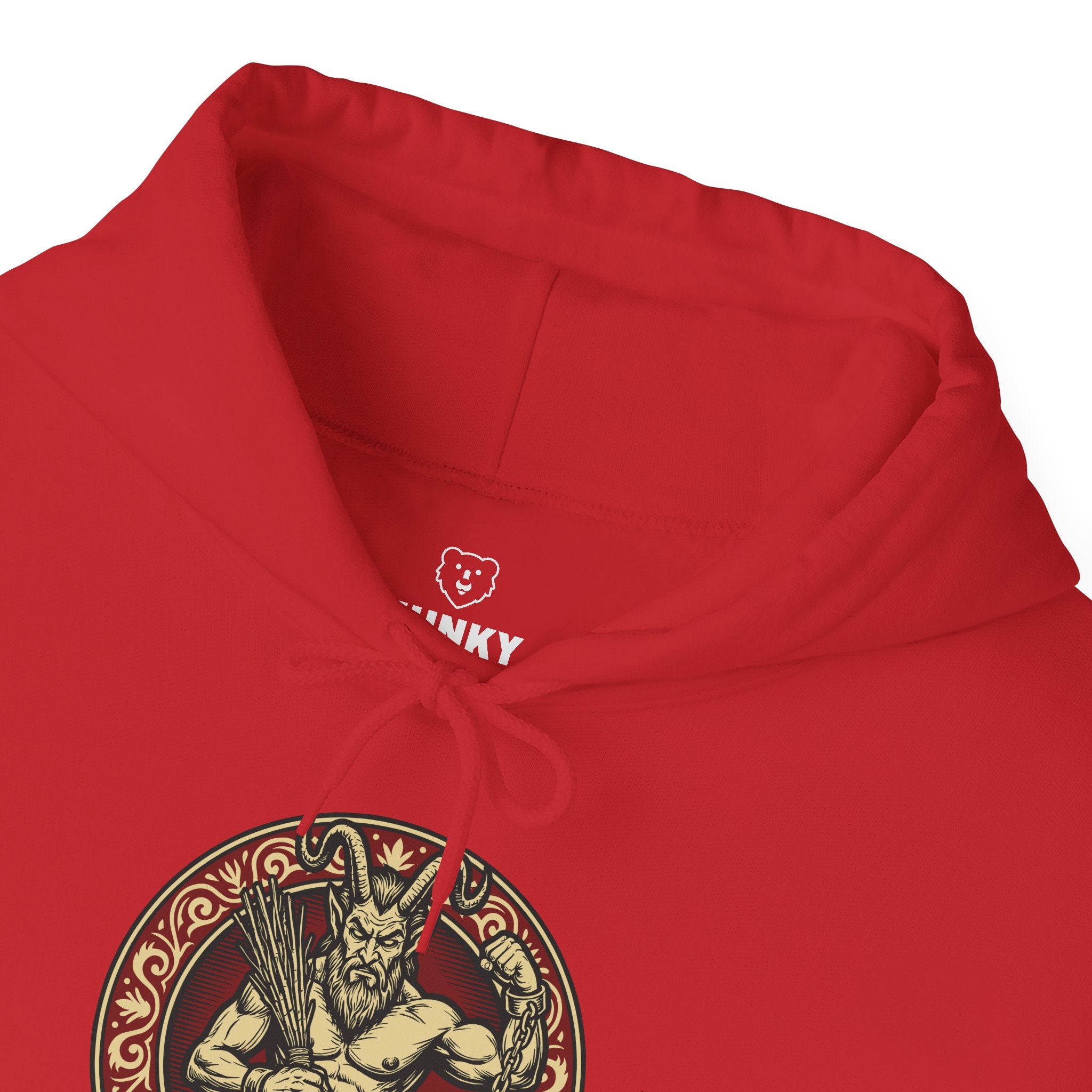 Daddy Krampus Hoodie - Hunky Tops #color_Red