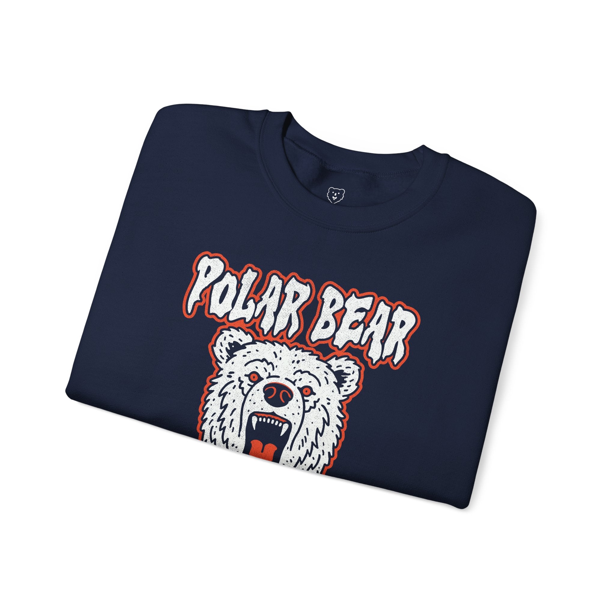 Polar Bear Sweatshirt - Hunky Tops #color_Navy