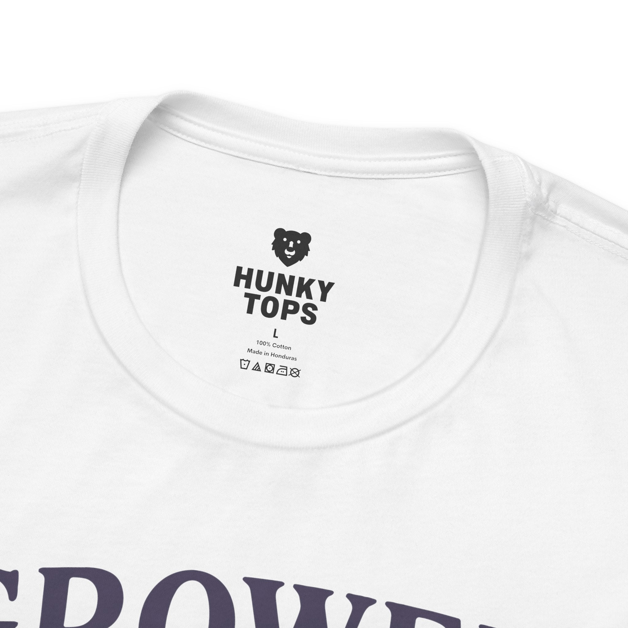 Grower Vintage Eggplant T-Shirt - Hunky Tops #color_White
