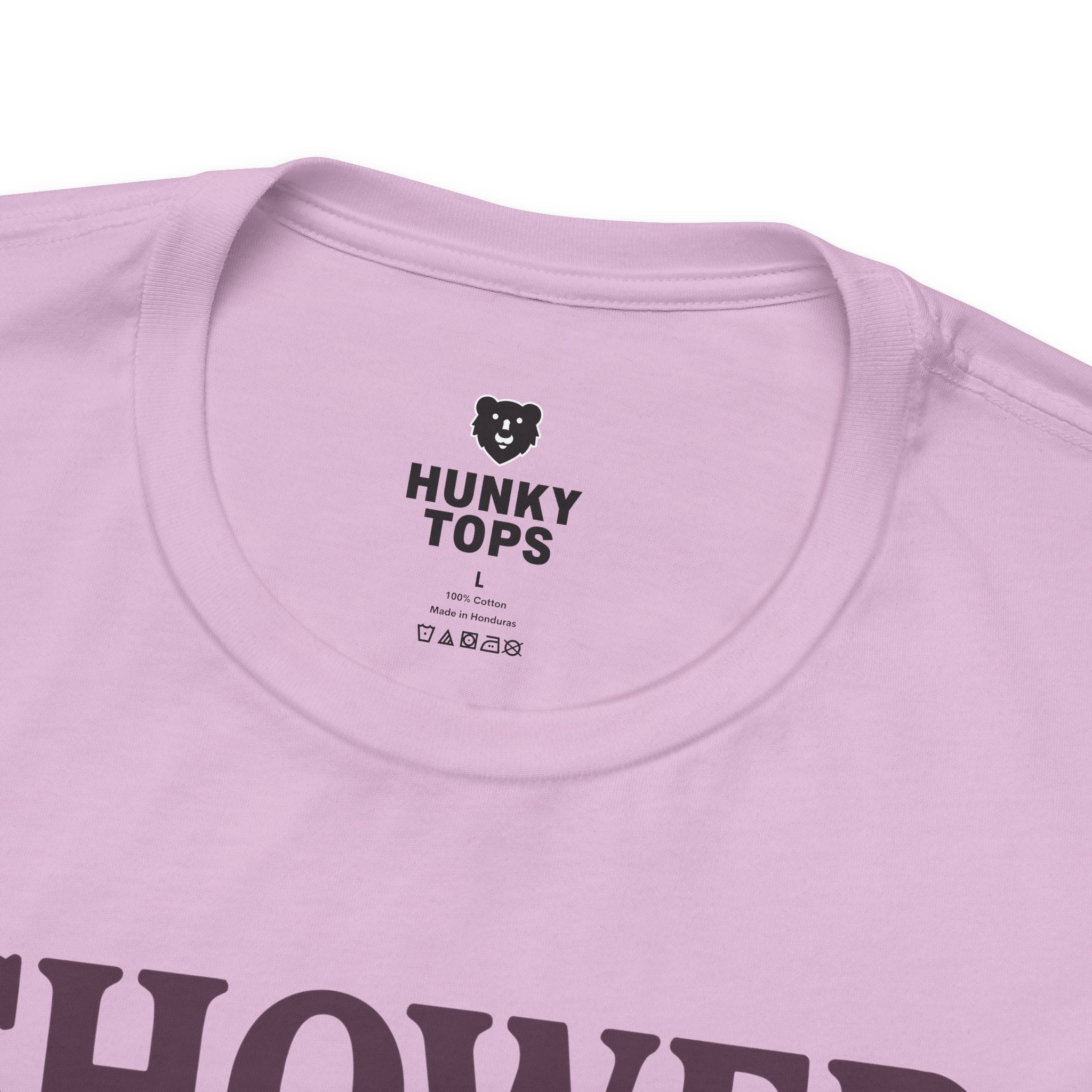 Shower Vintage Eggplant T-Shirt - Hunky Tops #color_Lilac