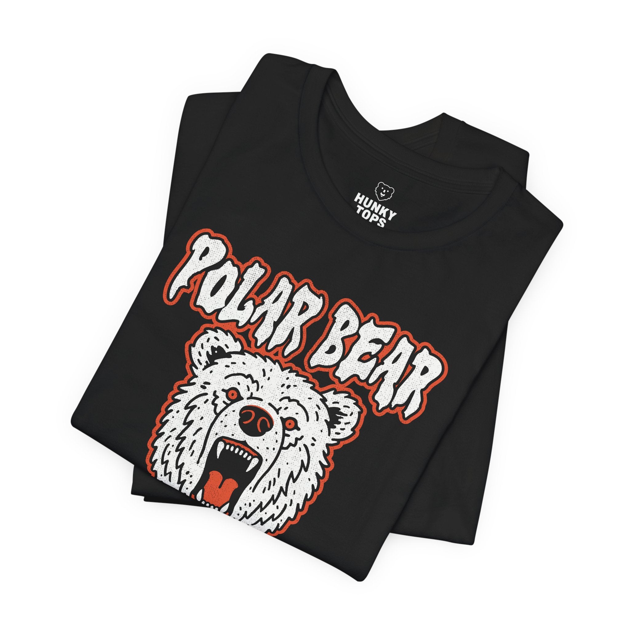 Polar Bear T-Shirt - Hunky Tops #color_Black