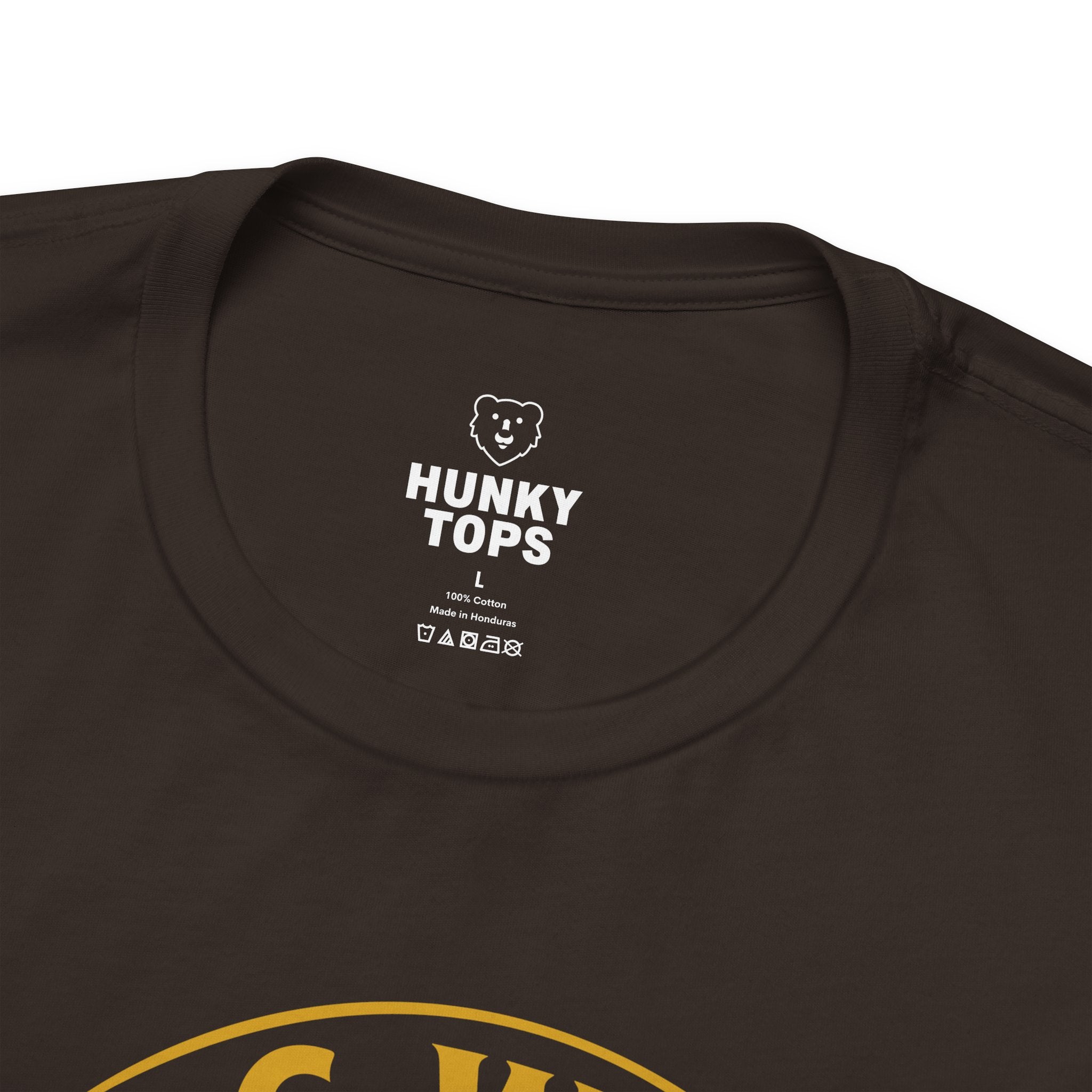 Hog Wild T-Shirt - Hunky Tops #color_Brown