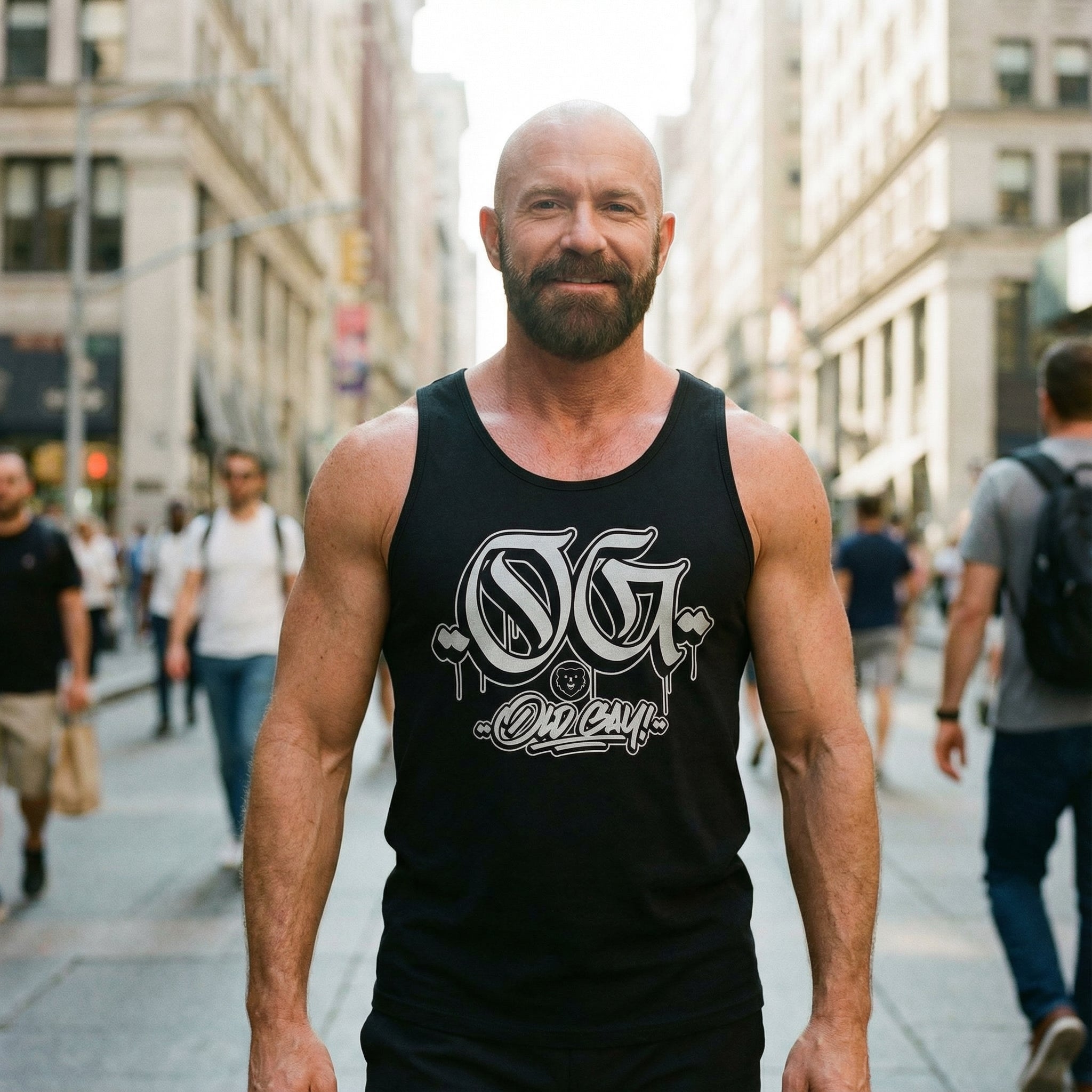 O.G. Old Gay Tank Top #color_Black