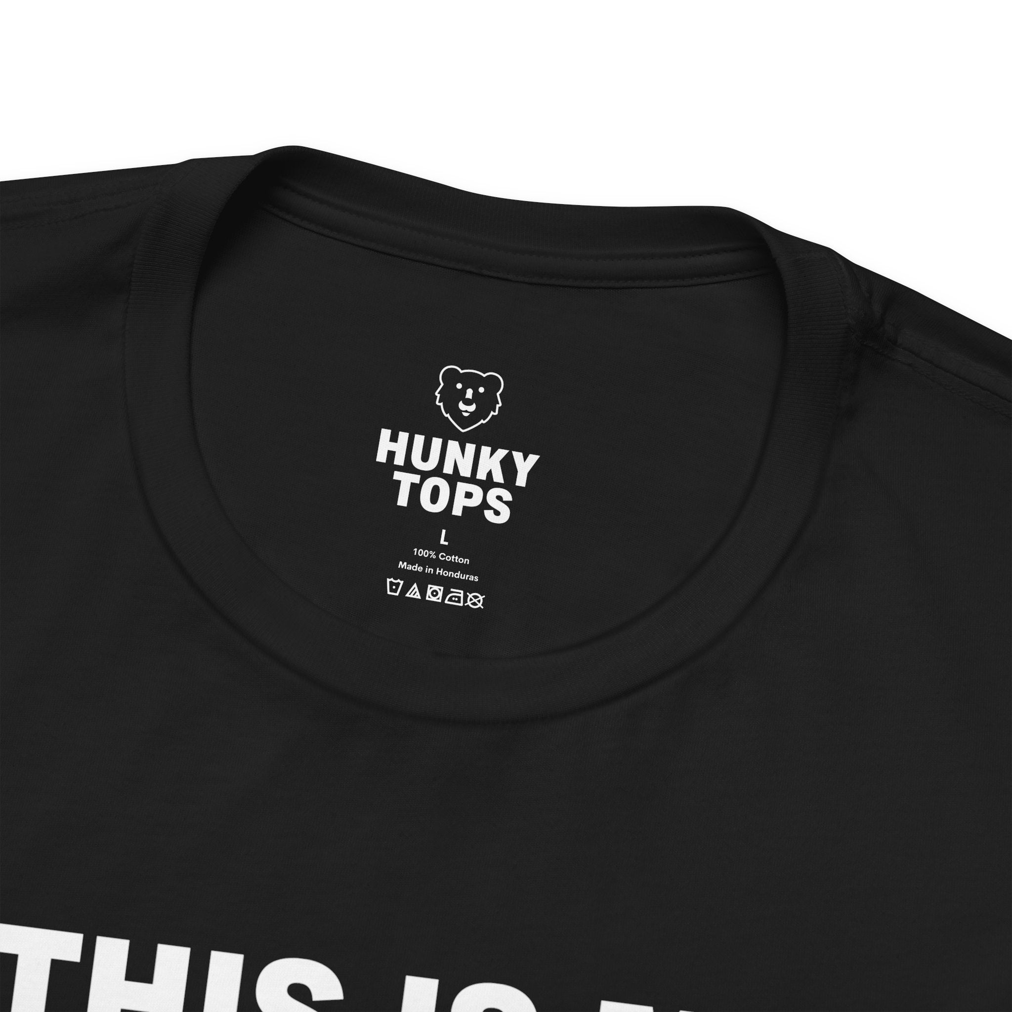 This Is My #FCF T-Shirt - Hunky Tops #color_Black