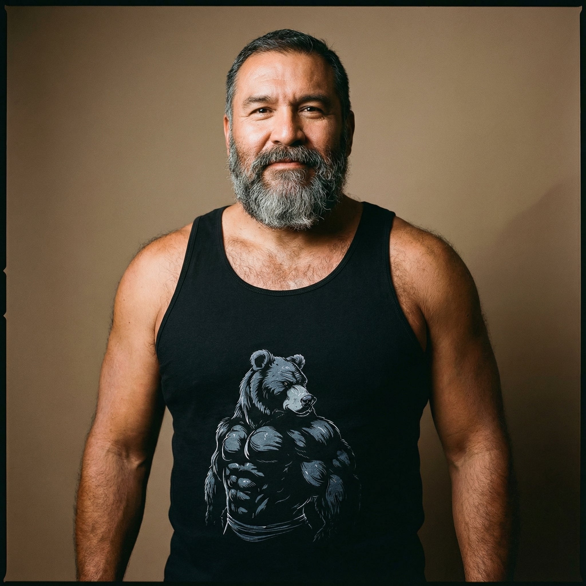 Majestic Bear Tank Top #color_Black