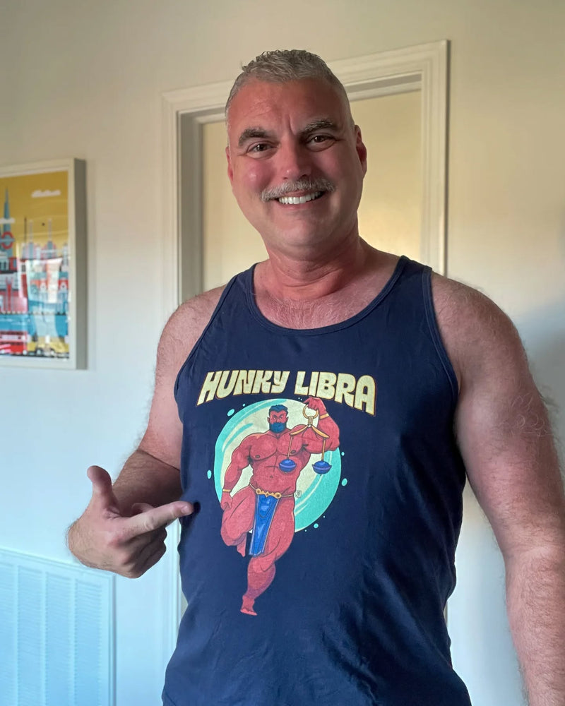 reiki.guy wearing Hunky Tops