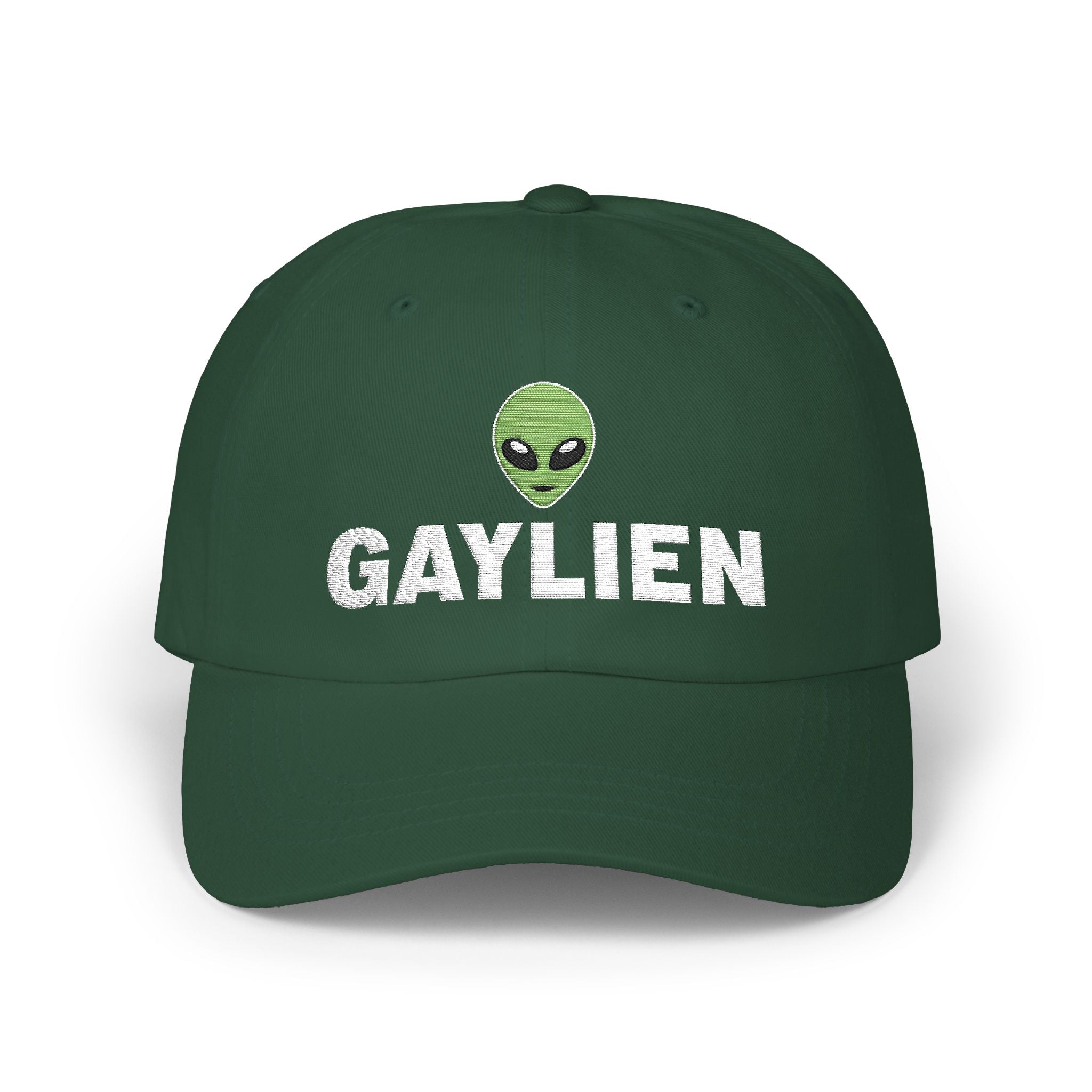Gaylien Embroidered Dad Cap - Hunky Tops #color_Spruce