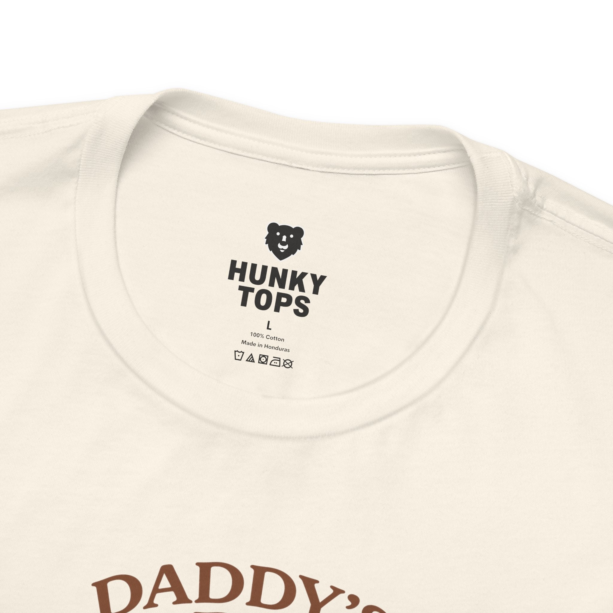 Daddy’s Pineapple Juice T-Shirt - Hunky Tops #color_Natural