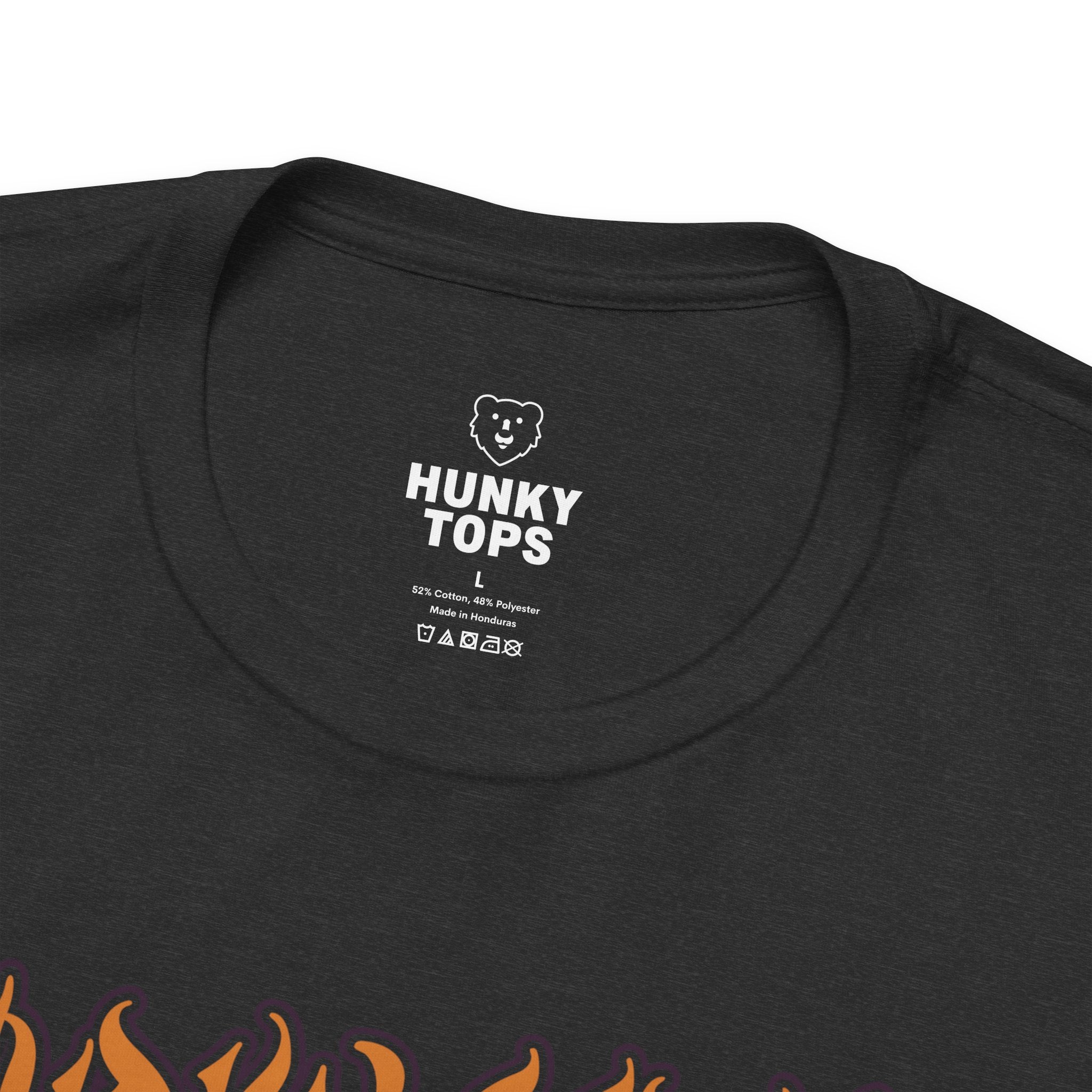 Hunky Gemini Zodiac T-Shirt by Axeish Guy - Hunky Tops #color_Dark Grey Heather