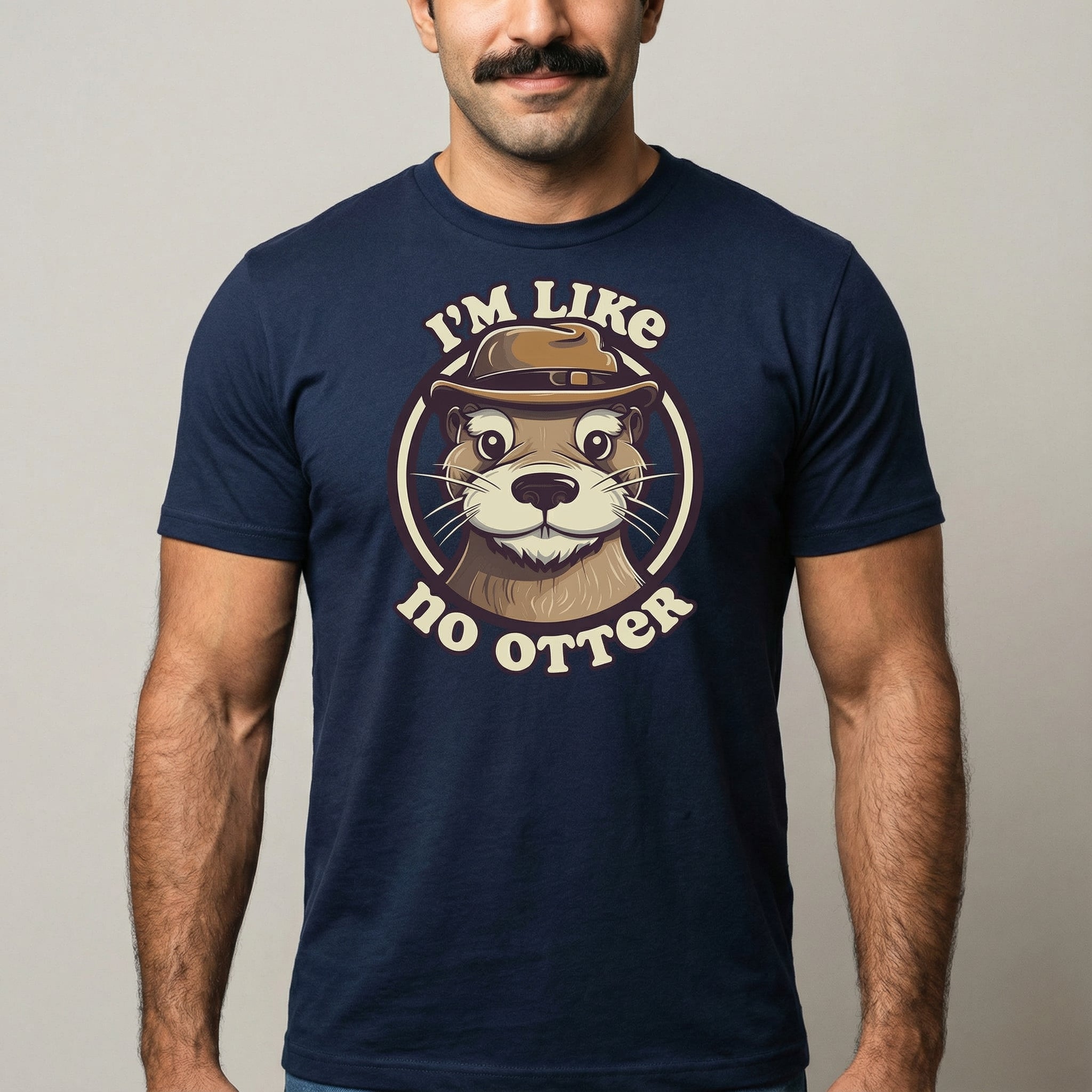 "I'm Like No Otter" T-Shirt #color_Navy