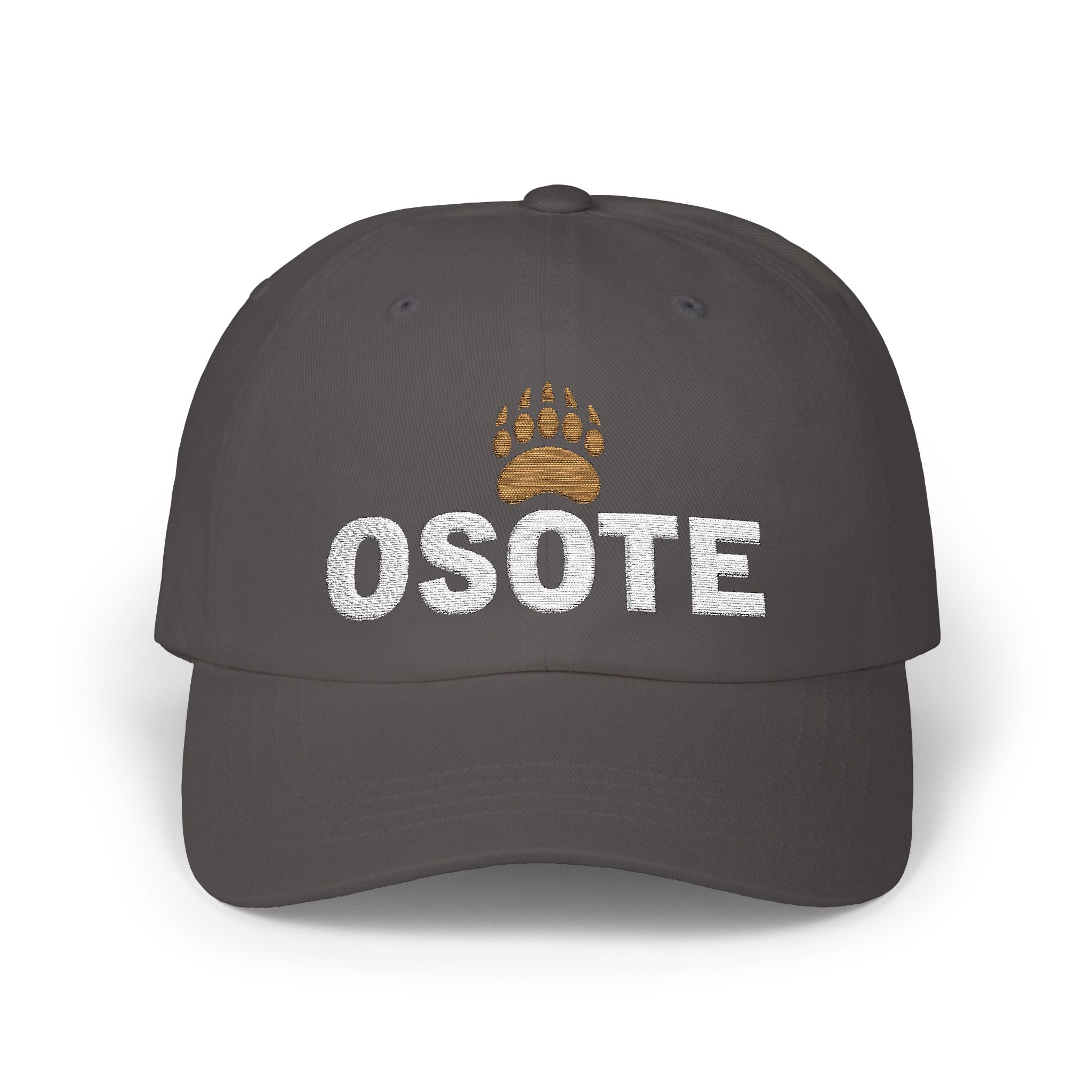 OSOTE Embroidered Dad Cap - Hunky Tops #color_Dark Grey