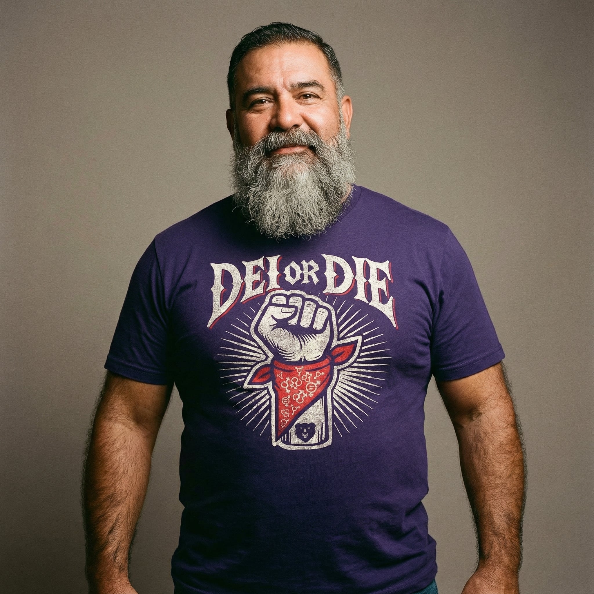 DEI OR DIE T-Shirt #color_Team Purple