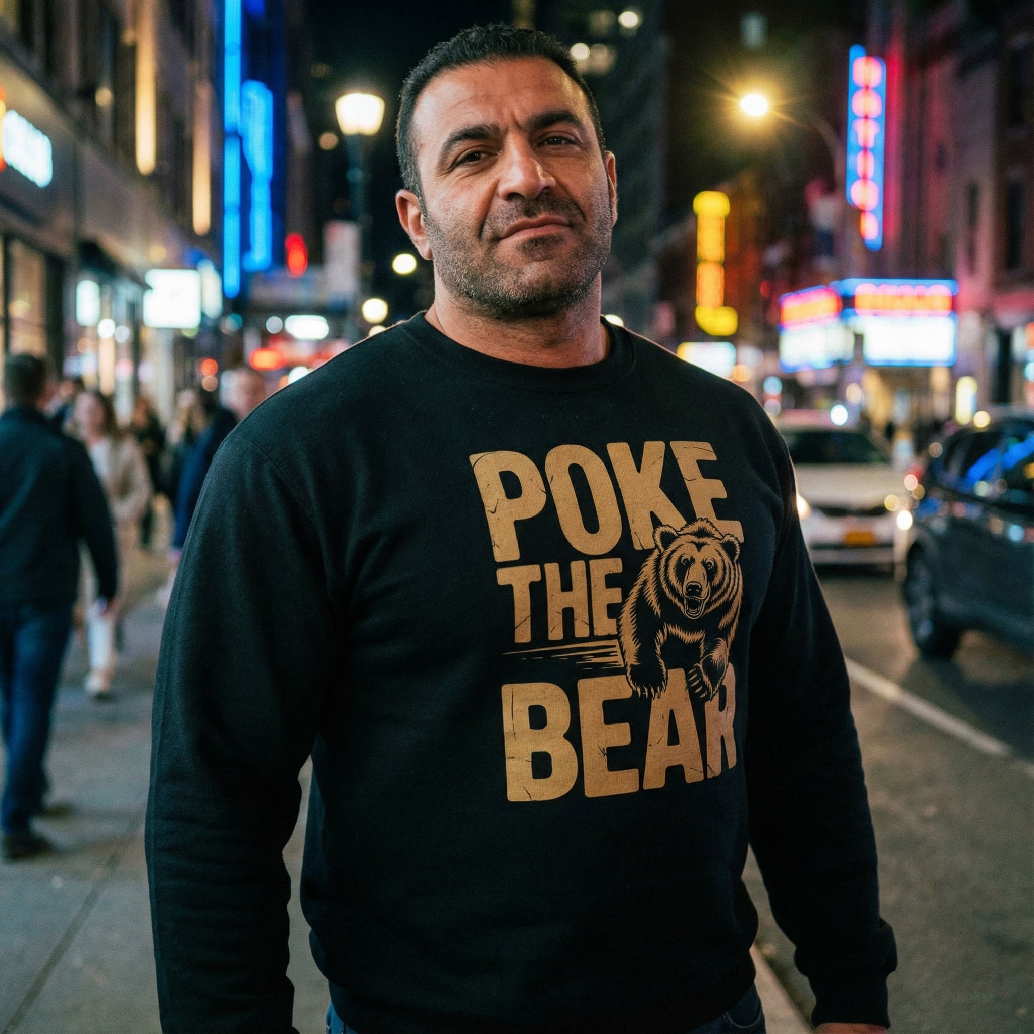 Poke The Bear Sweatshirt #color_Black