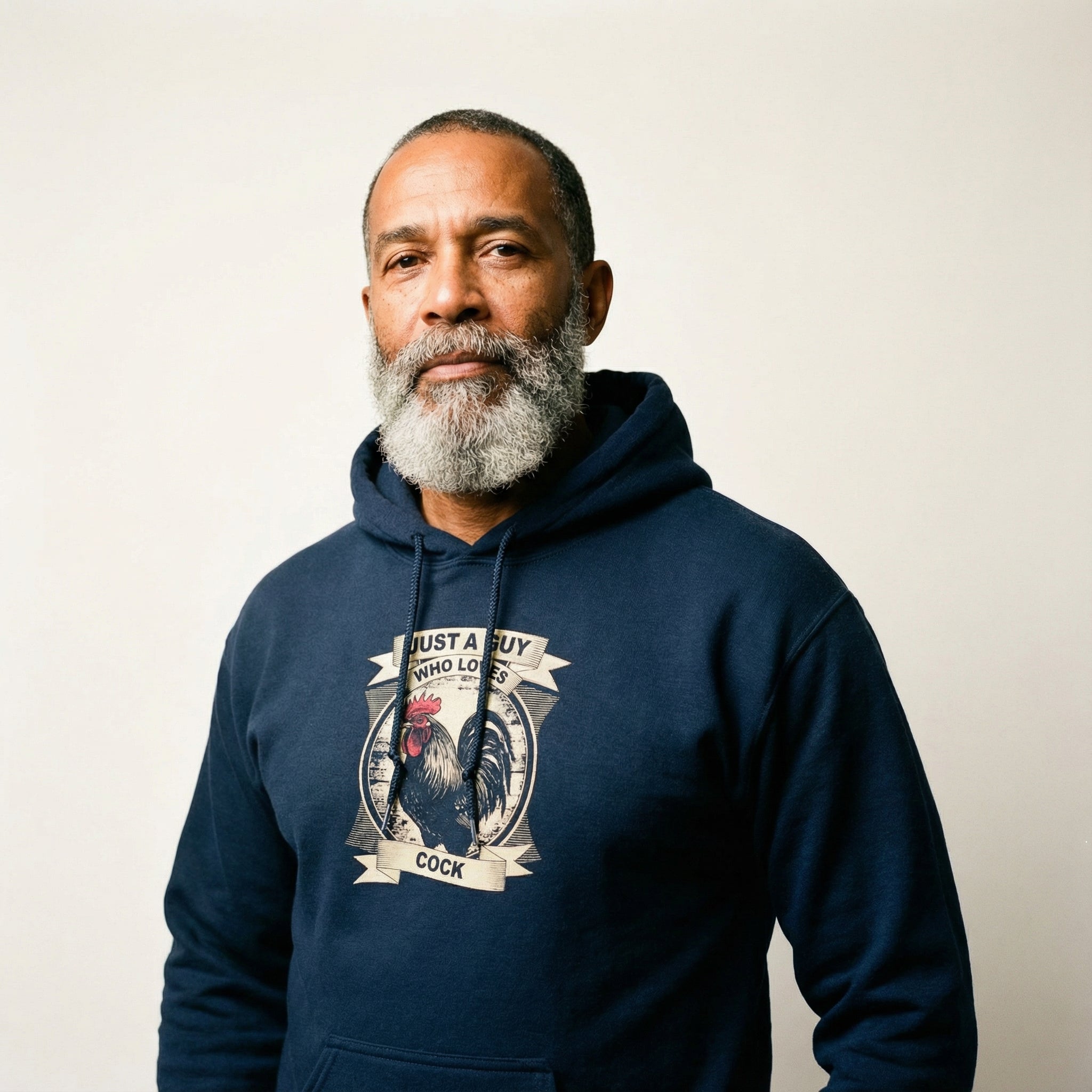 Just A Guy Who Loves Cock Hoodie #color_Navy