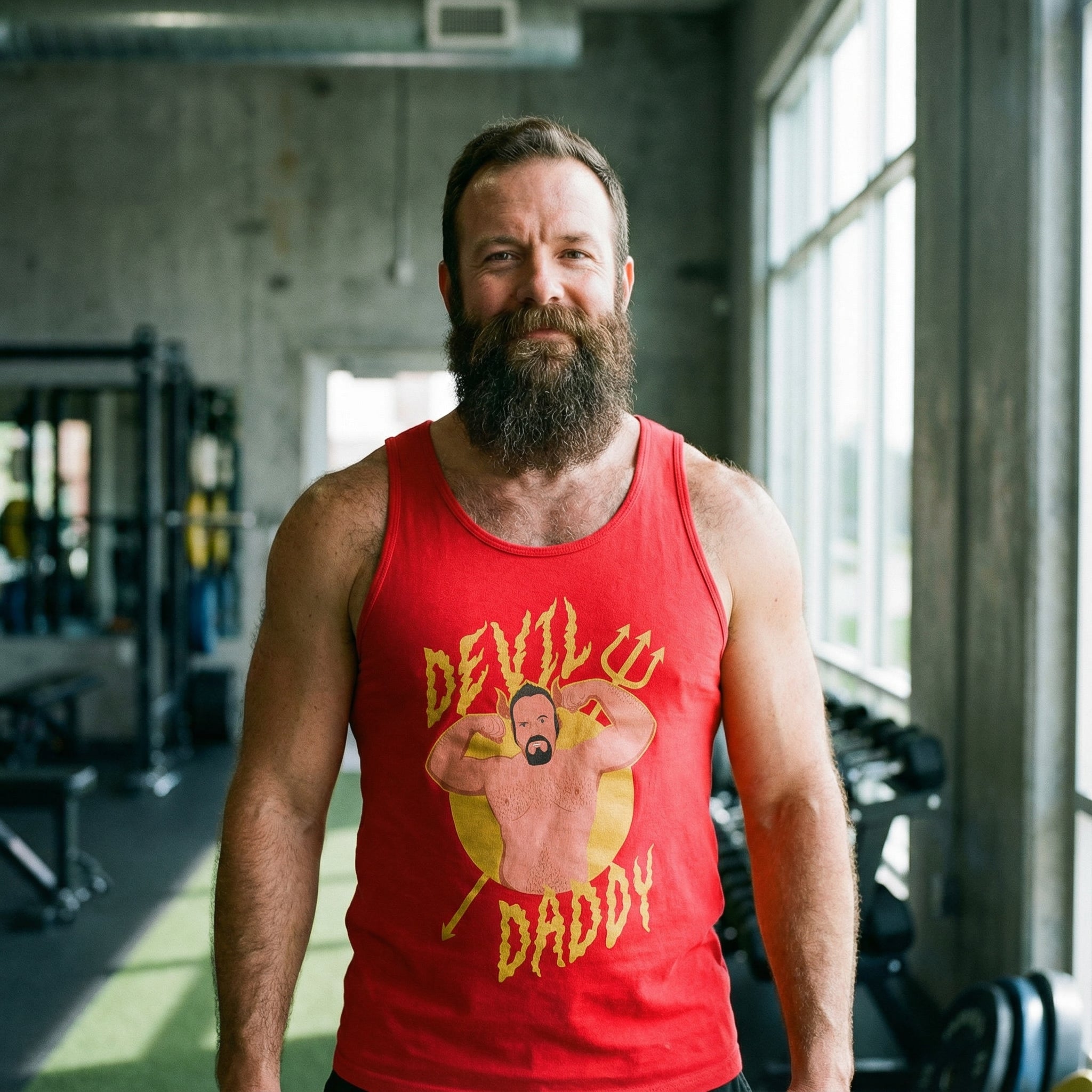 Devil Daddy Tank Top #color_Red