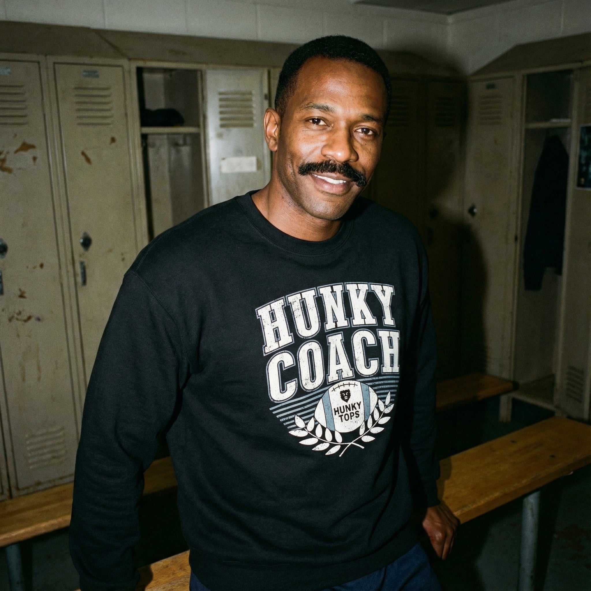 Hunky Coach Sweatshirt #color_Black