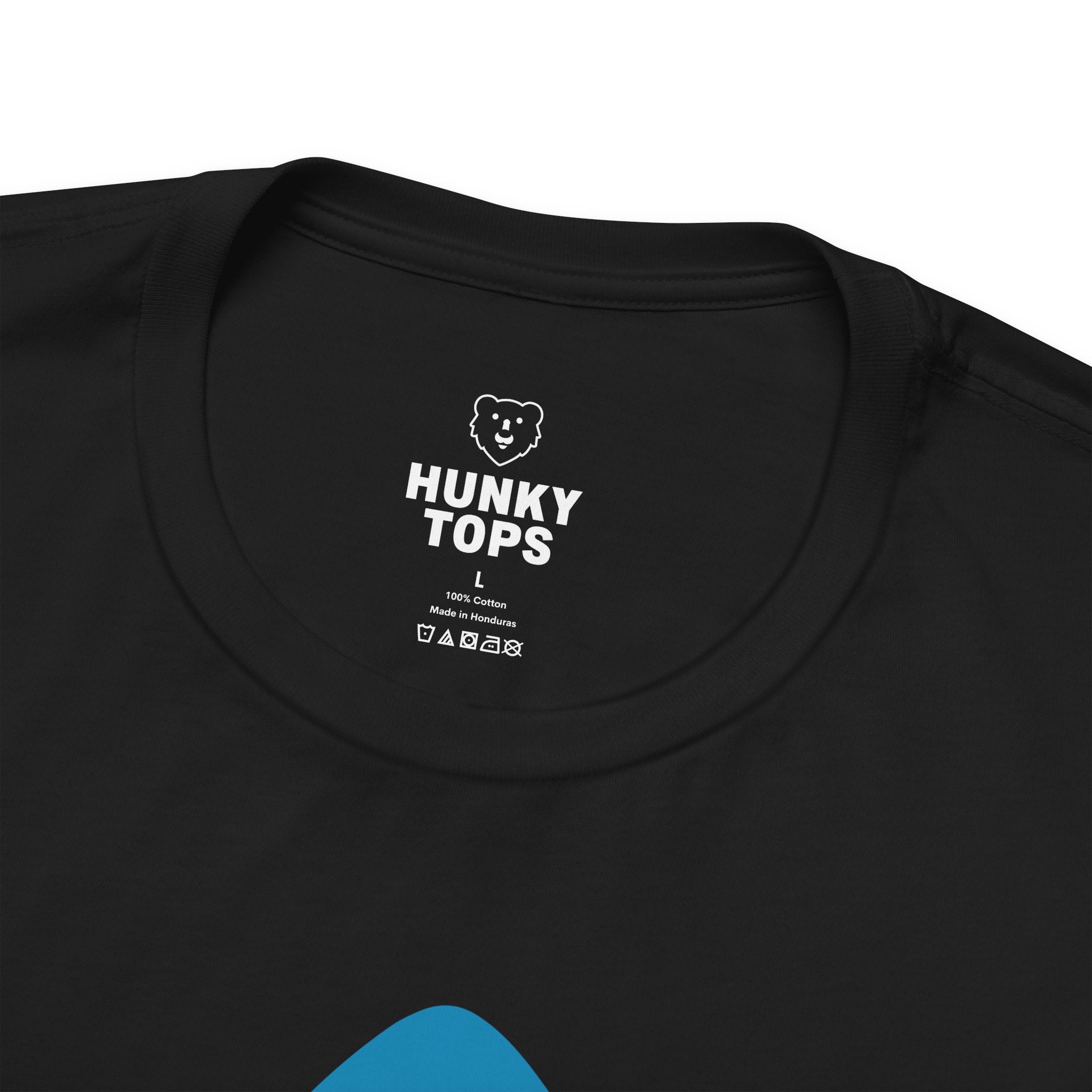 Shark Daddy T-Shirt - Hunky Tops #color_Black