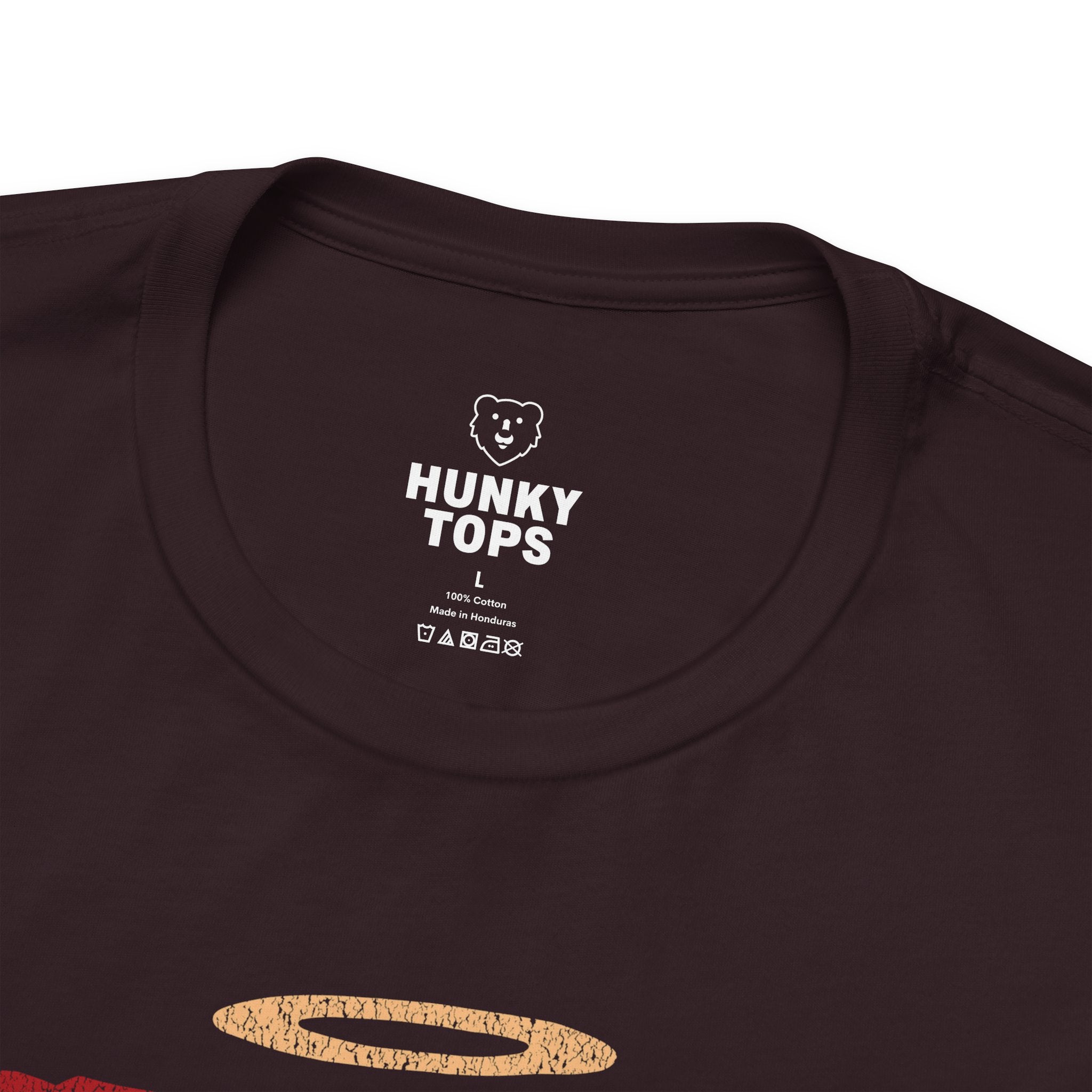 Daddy Angel T-Shirt - Hunky Tops #color_Oxblood Black