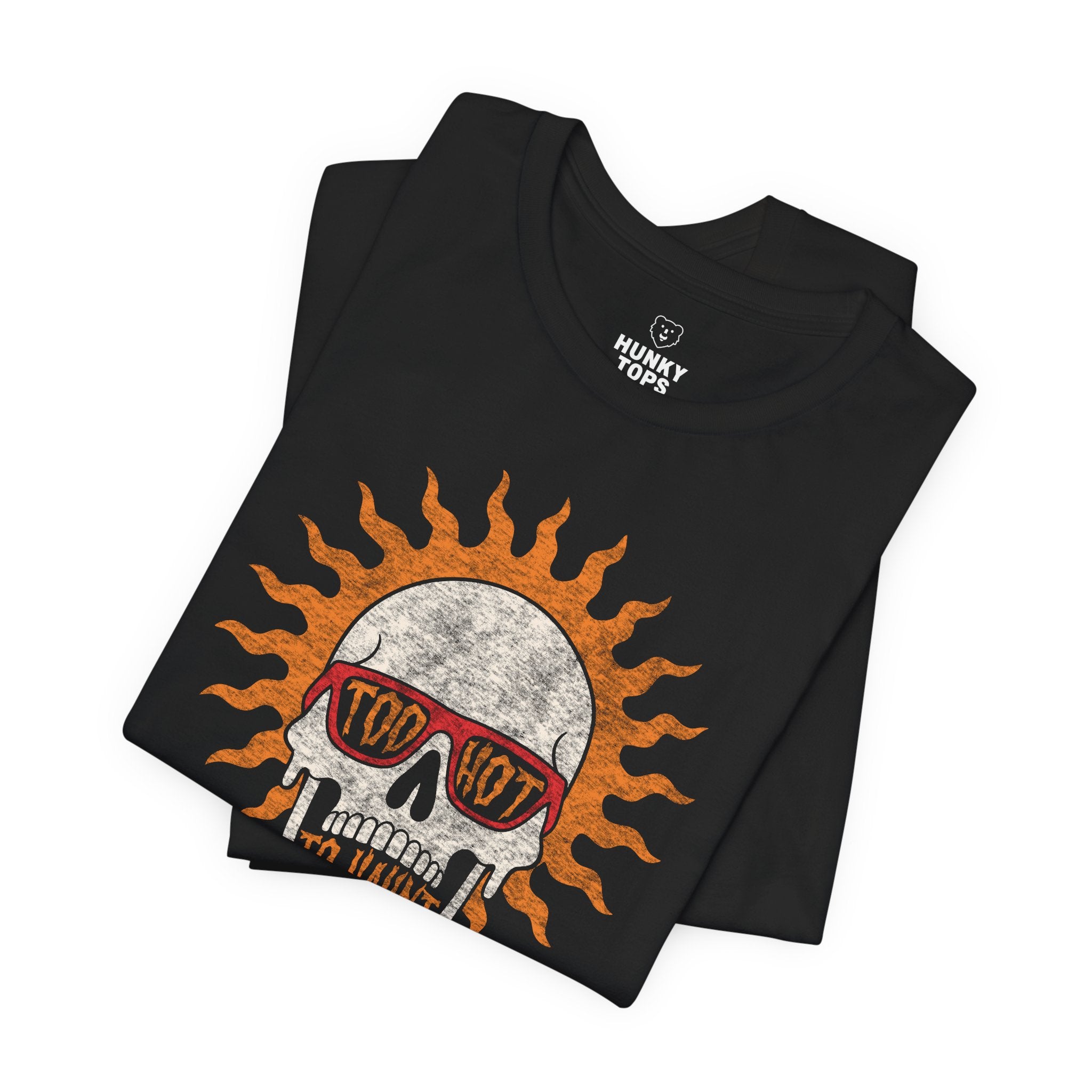 Too Hot To Haunt Gay Summerween T-Shirt - Printify #color_Black