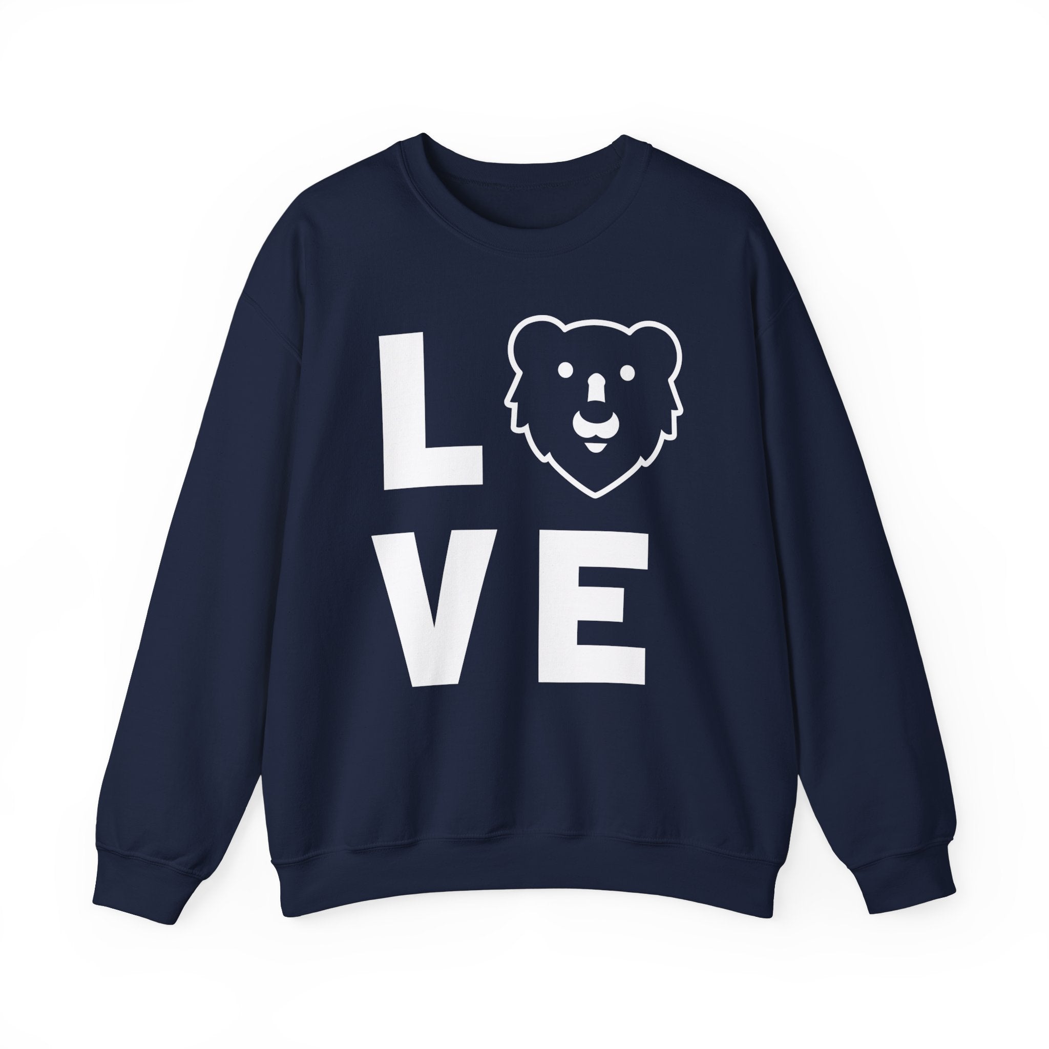 Love Hunky Tops Logo Sweatshirt - Hunky Tops #color_Navy