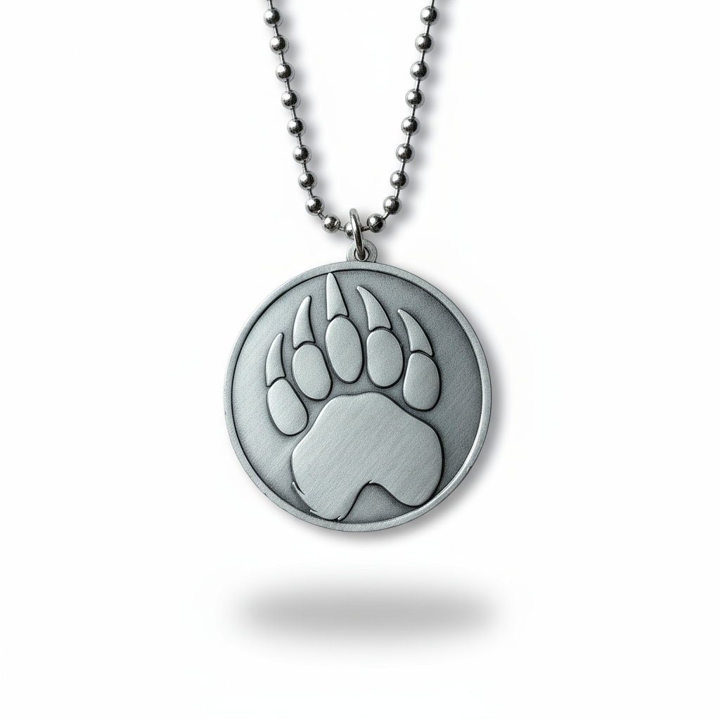 Bear Claw Emblem Necklace