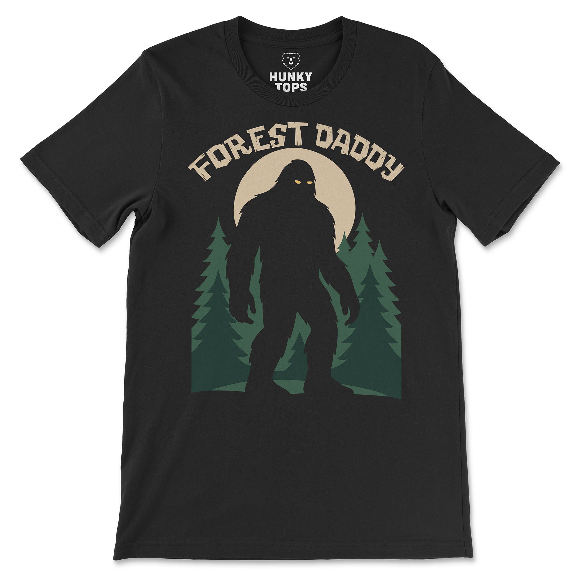 Forest Daddy T-Shirt - Hunky Tops #color_Black
