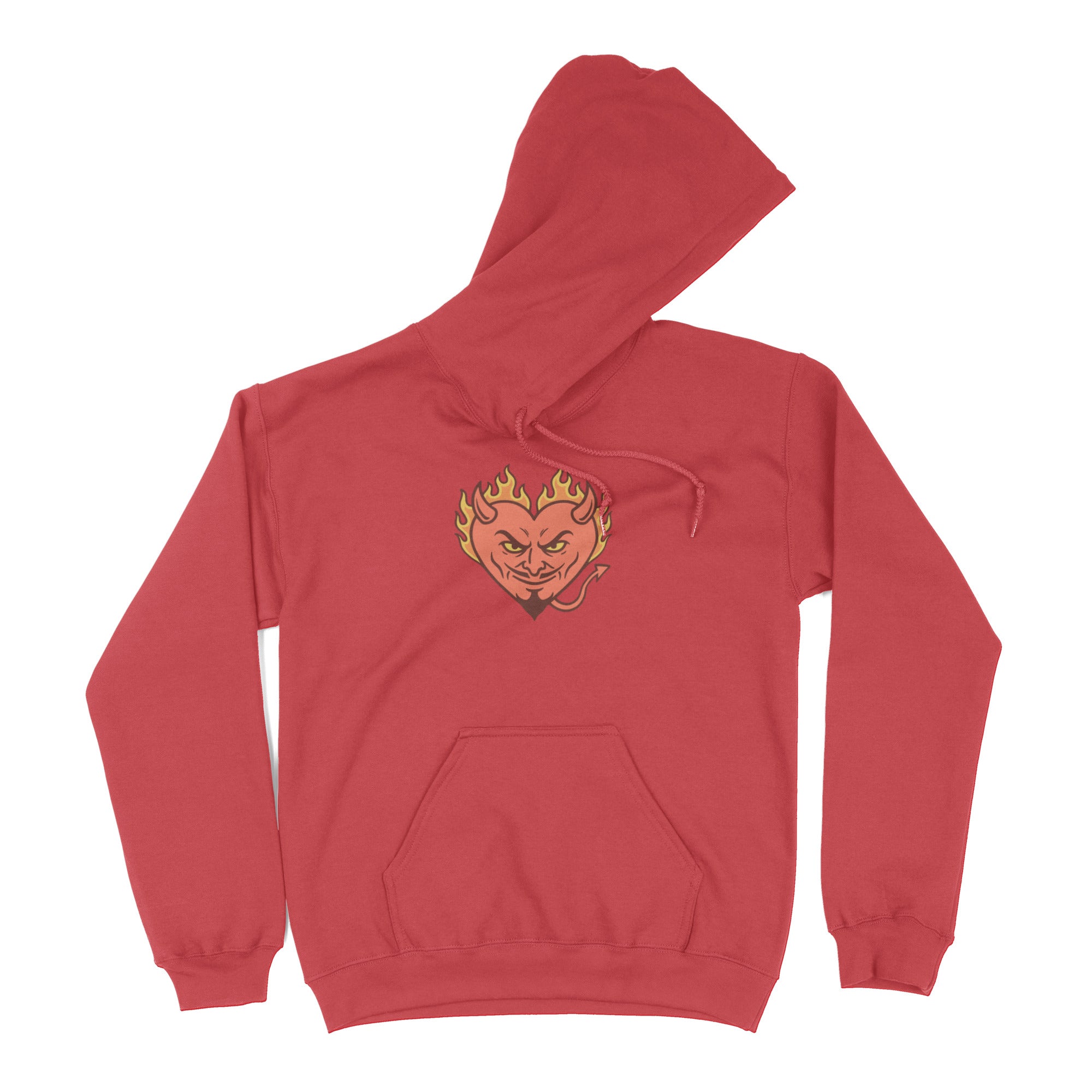 Hellfire Zaddy Hoodie - Hunky Tops #color_Red