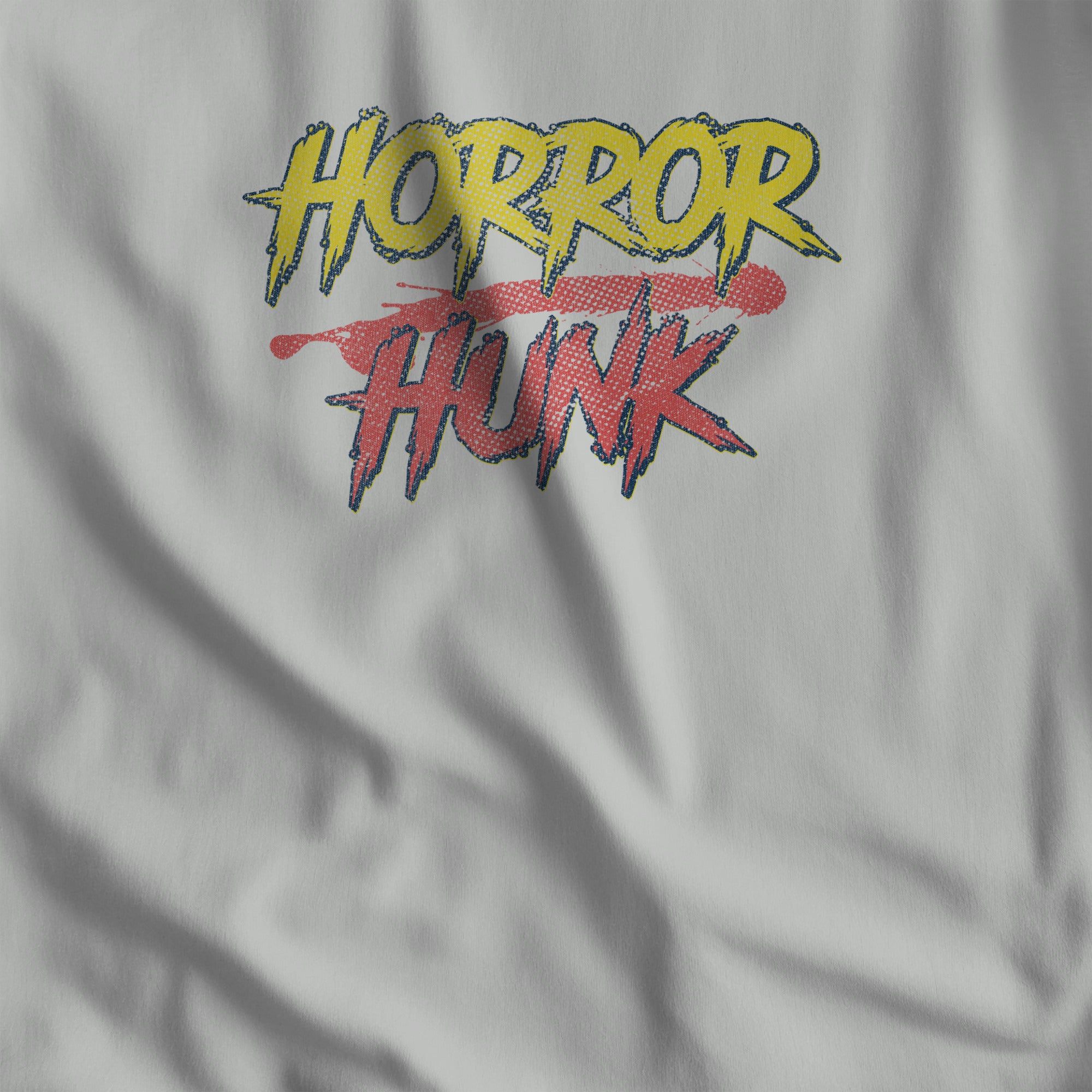 Horror Hunk T-Shirt - Hunky Tops #color_Silver