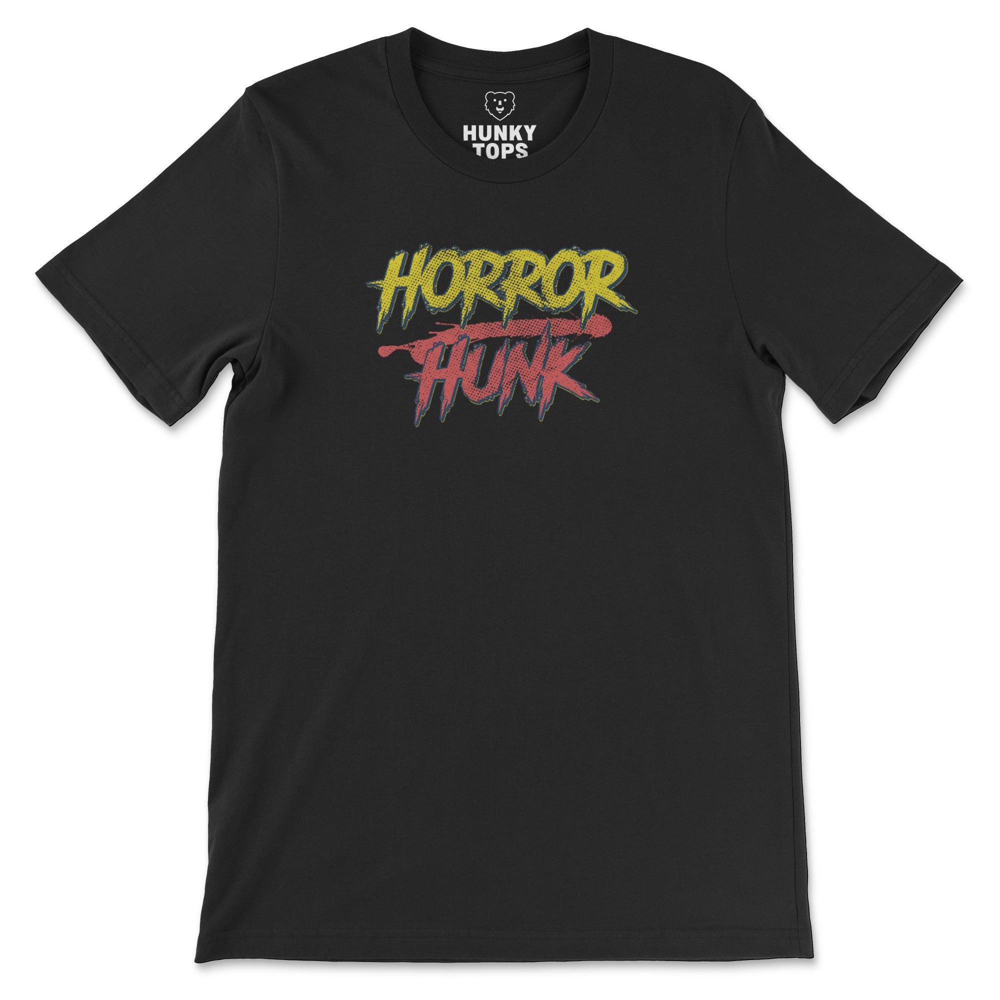 Horror Hunk T-Shirt - Hunky Tops #color_Black