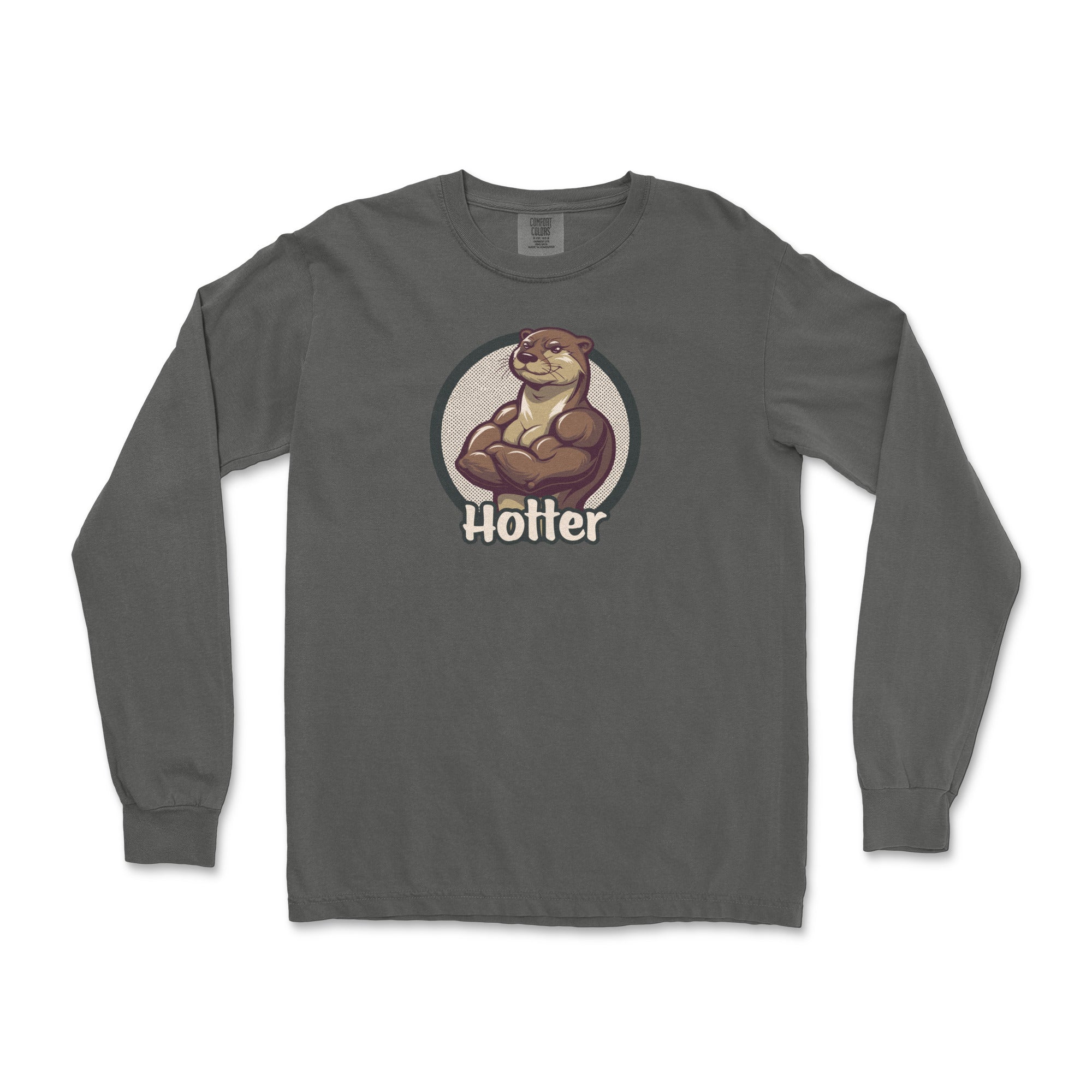 Hotter Long-Sleeve T-Shirt - Hunky Tops #color_Pepper