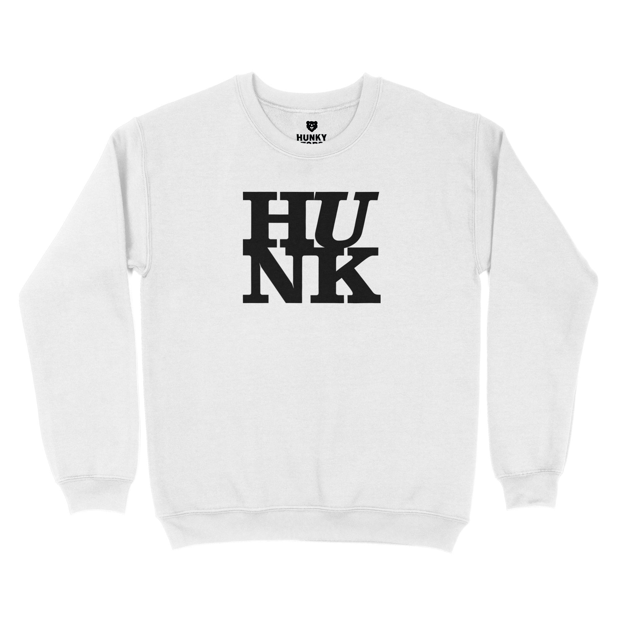Hunk Sweatshirt - Hunky Tops #color_White